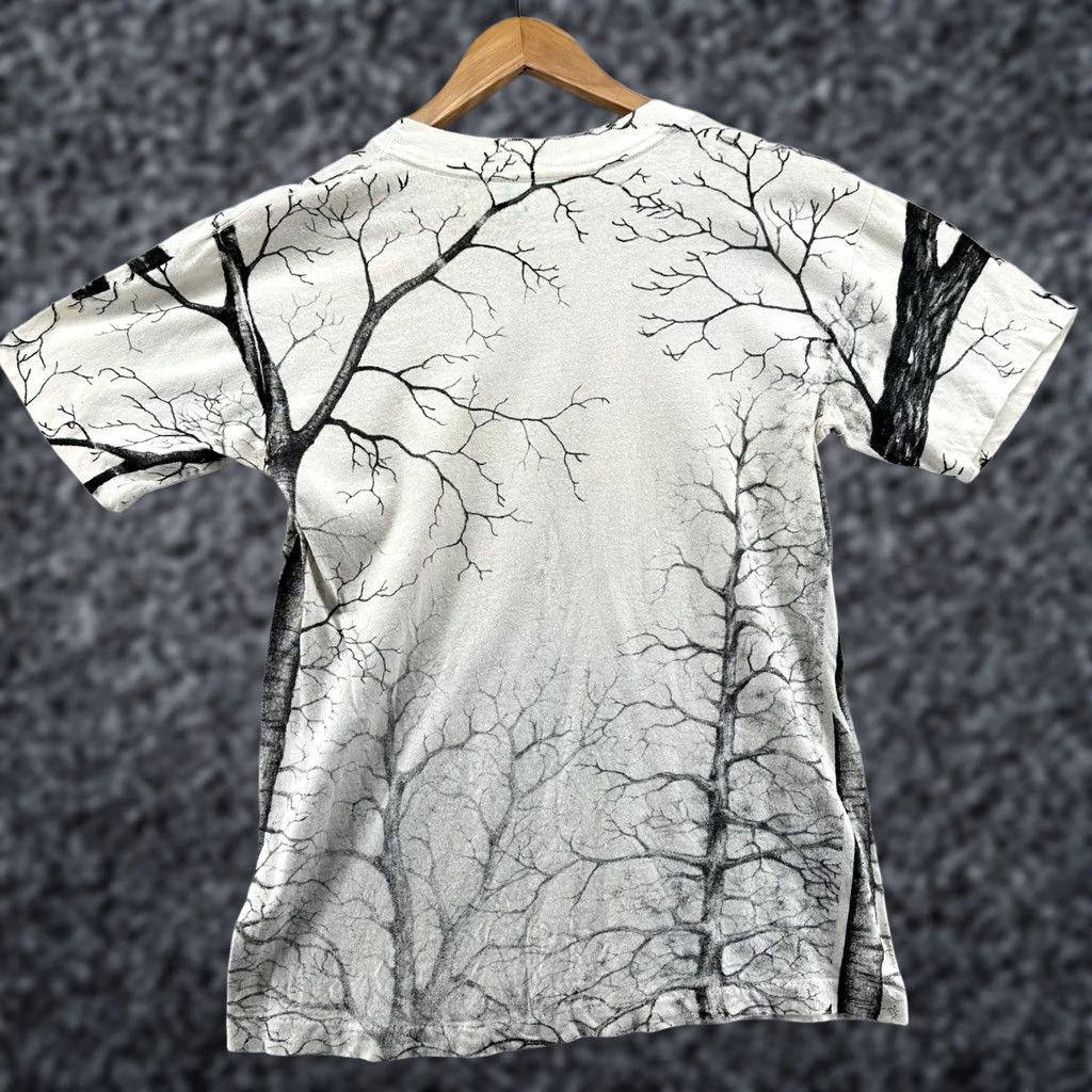 Vintage VINTAGE California Solar T Shirt Bald Eagle All Over Print White Men's Medium Shirt Men White Bald Eagle Print Short Sleeve Crew Neck Easy Care Size US M / EU 48-50 / 2 - 1 Thumbnail