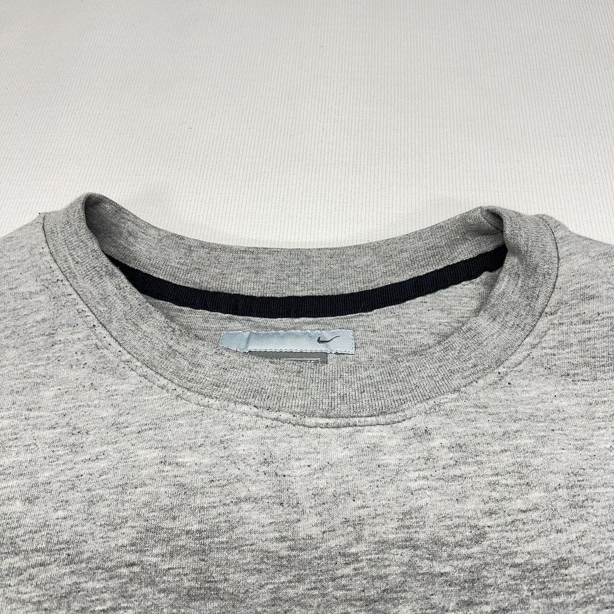 Nike × Vintage Nike Crewneck Grey Sweatshirt Mini Swoosh 90s Made In Turkey Size US XL / EU 56 / 4 - 5 Thumbnail