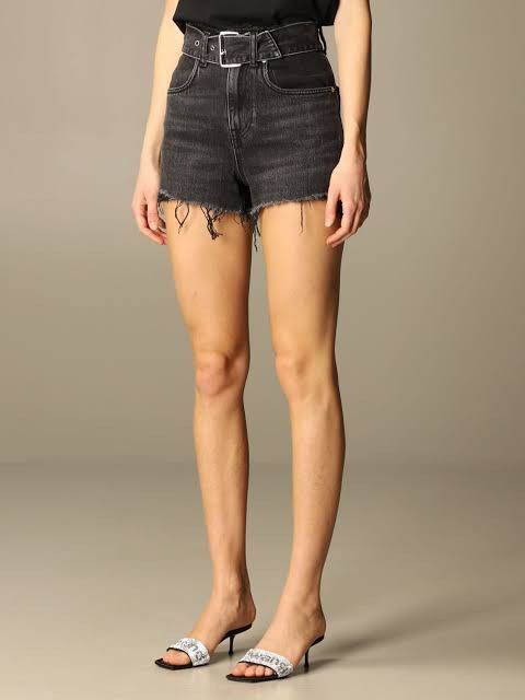 Alexander Wang ALEXANDERWANG BELT DENIM SHORT Size 27" / US 4 / IT 40 - 2 Thumbnail