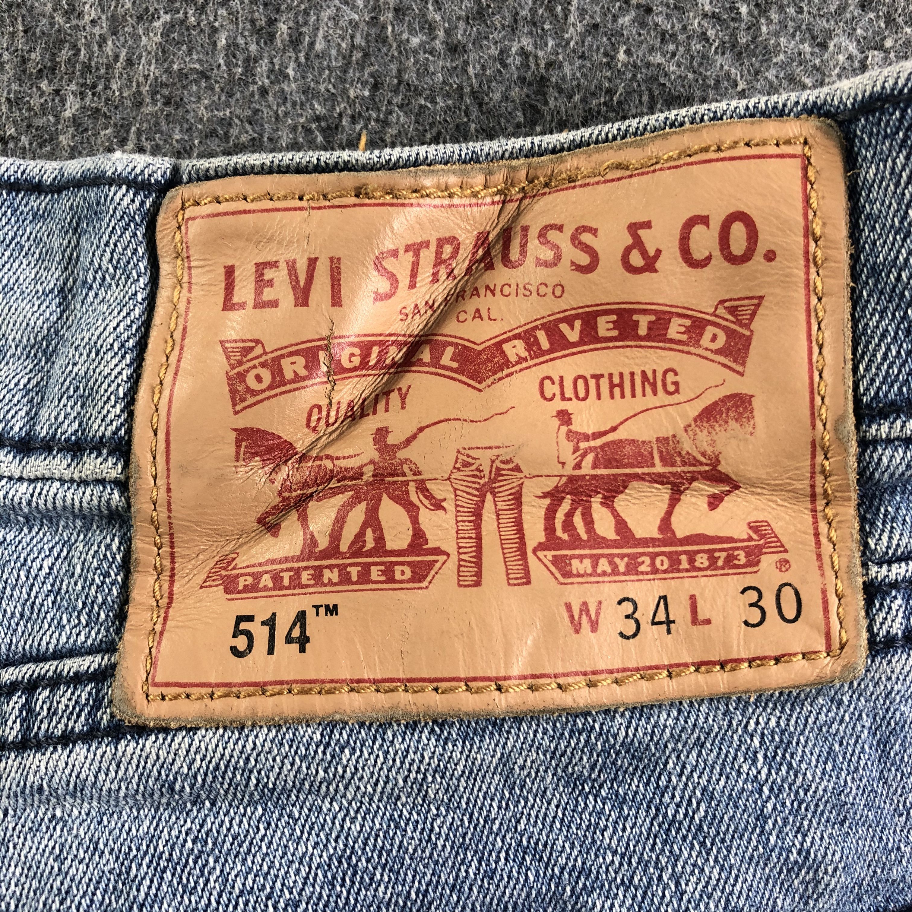 Levi's Vintage Blue Wash Levis 514 Jeans-J3354 Size US 34 / EU 50 - 5 Thumbnail