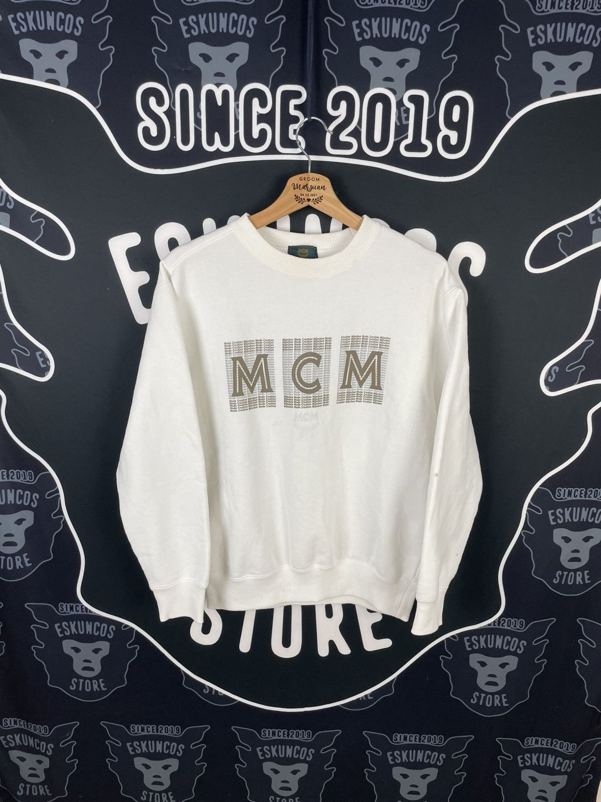 MCM Vintage MCM Golf Spell Out Logo Sweatshirt Size US M / EU 48-50 / 2 - 1 Thumbnail