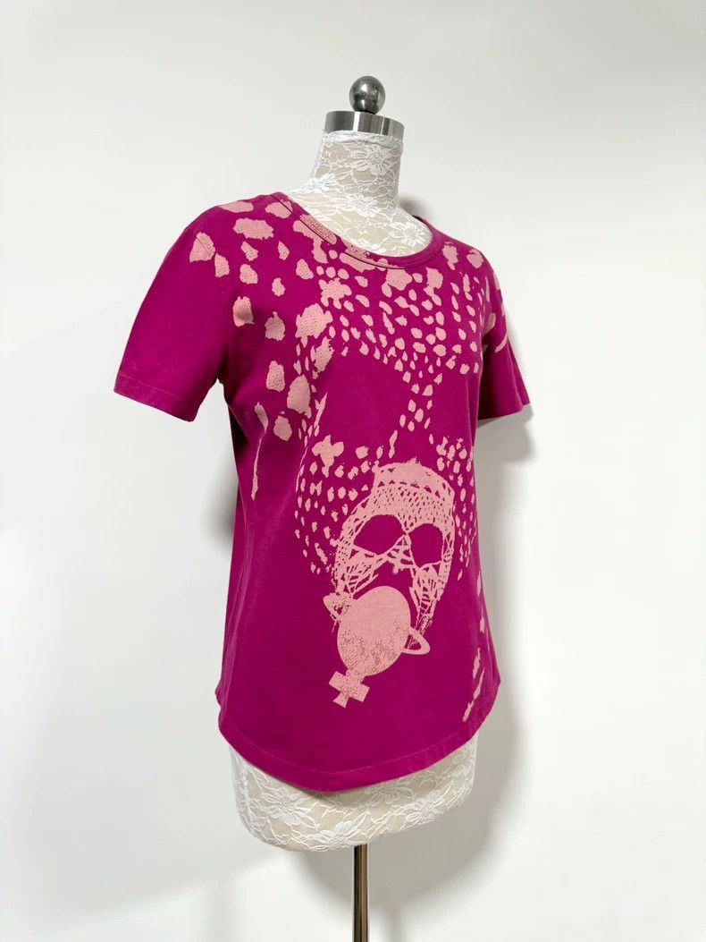 Vivienne Westwood Vivienne Westwood Rose red asymmetrical deformed skull Sat Size L / US 10 / IT 46 - 2 Thumbnail