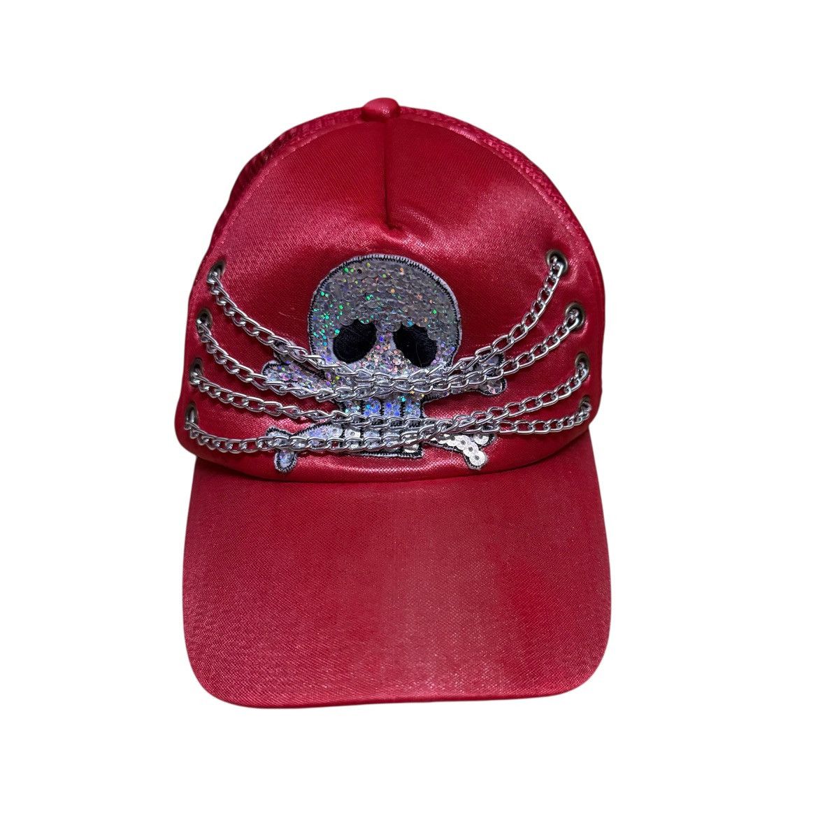 Japanese Brand Skull Skeleton Trucker Cap Size ONE SIZE - 1 Thumbnail