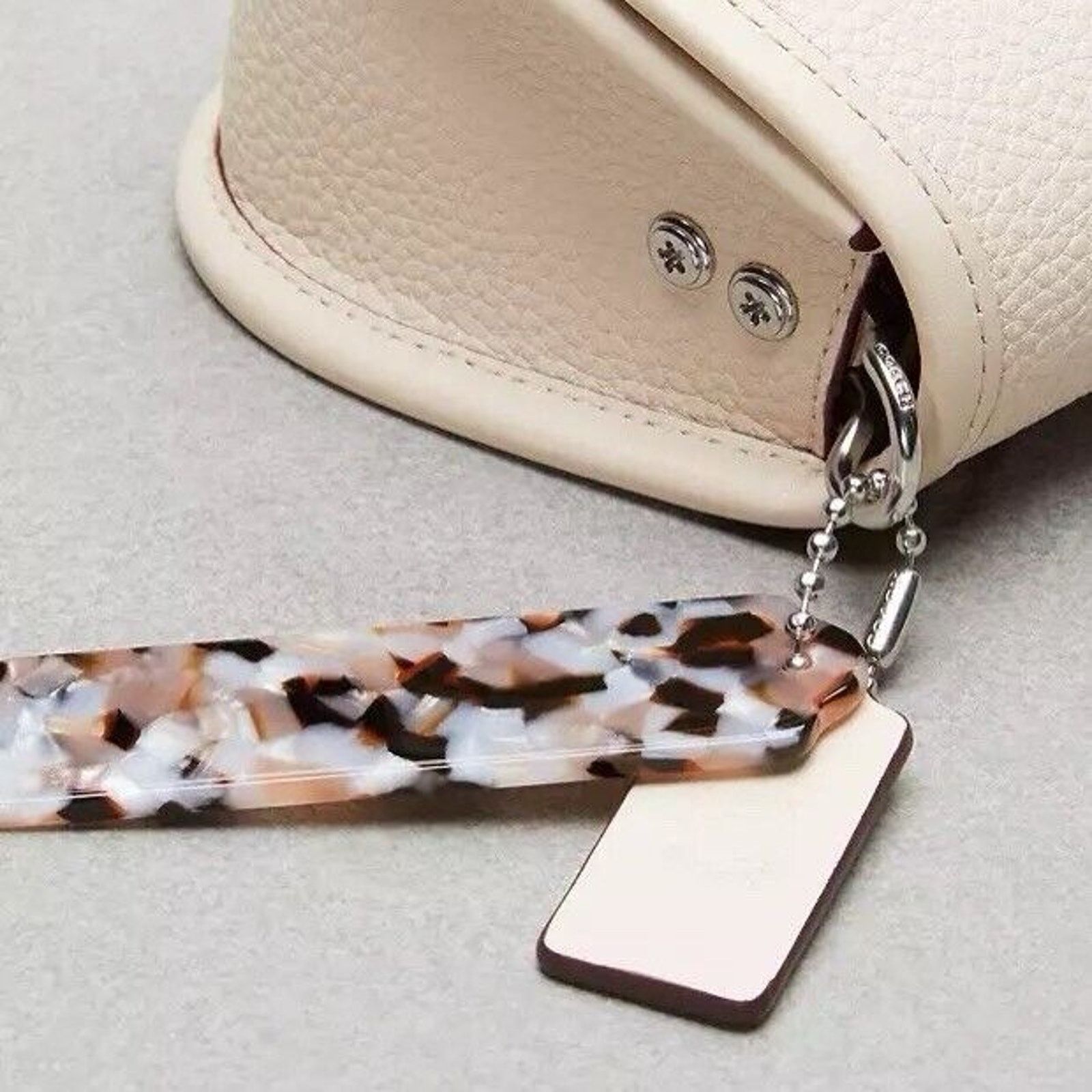 Coach NWT Coach Wavy Dinky Bag Shoulder Crossbody CK113 Cloud Size ONE SIZE - 10 Thumbnail