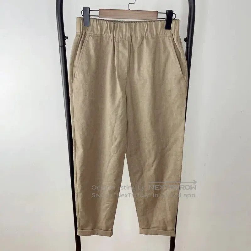 Max Mara MaxMara Beige Cotton Casual Pants for Women . Size 23" - 1 Thumbnail