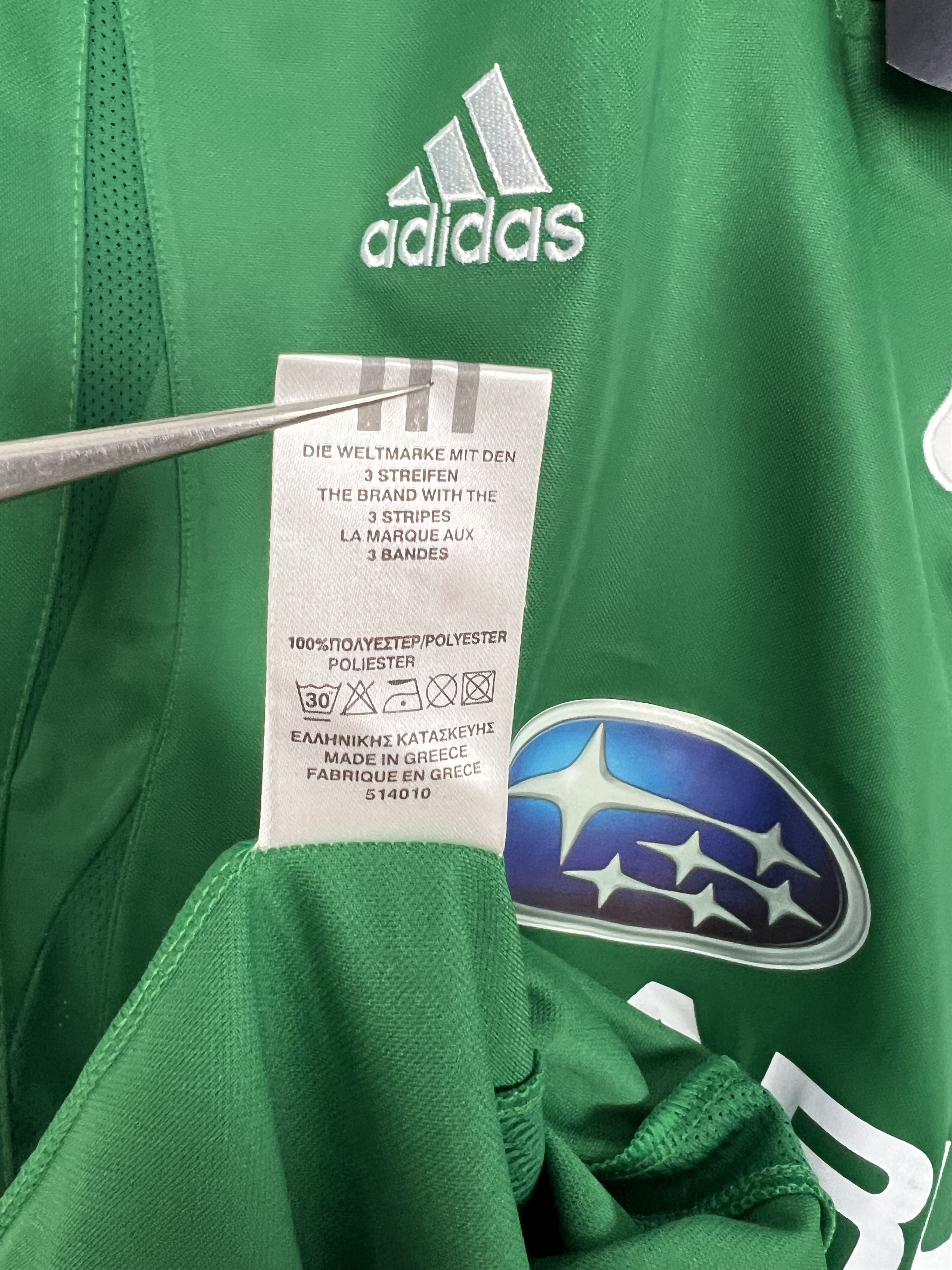 Adidas Panathinaikos Home football shirt 2008 Soccer Adidas Jersey Size US S / EU 44-46 / 1 - 11 Thumbnail