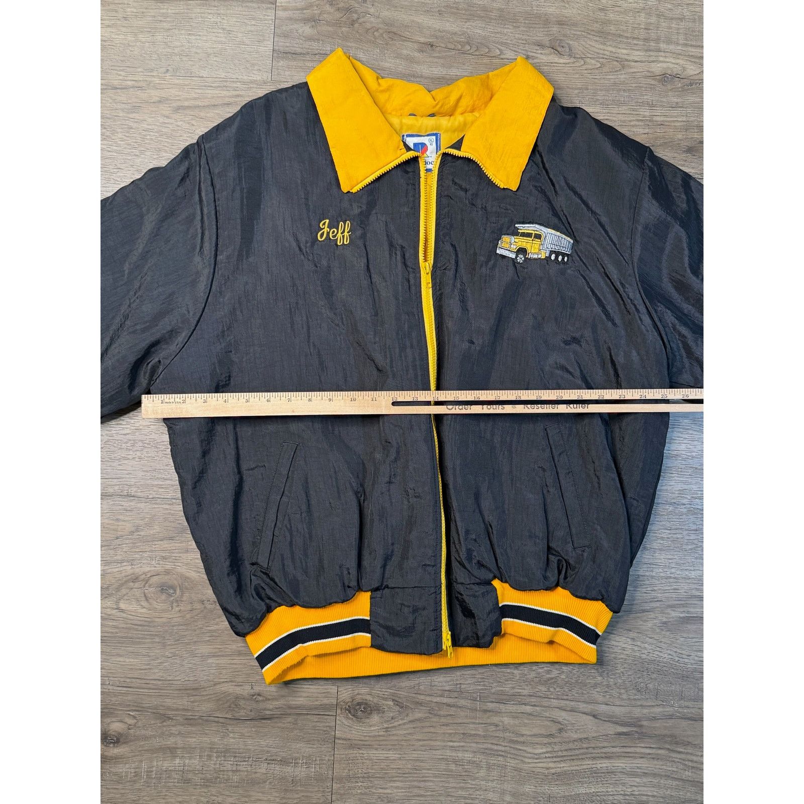 Vintage Vintage Rennoc Varsity Jacket Men Black Jeff Midvale Utility Size US XL / EU 56 / 4 - 5 Thumbnail