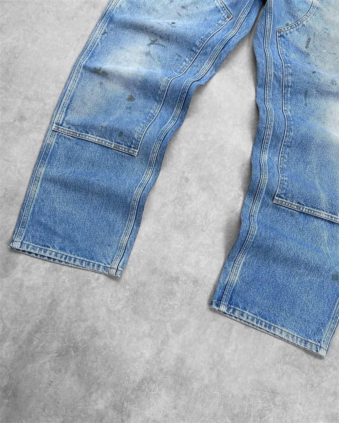 Carhartt Distressed Carhartt Douleknee Pant - B73 DST🥶 Size US 34 / EU 50 - 3 Thumbnail