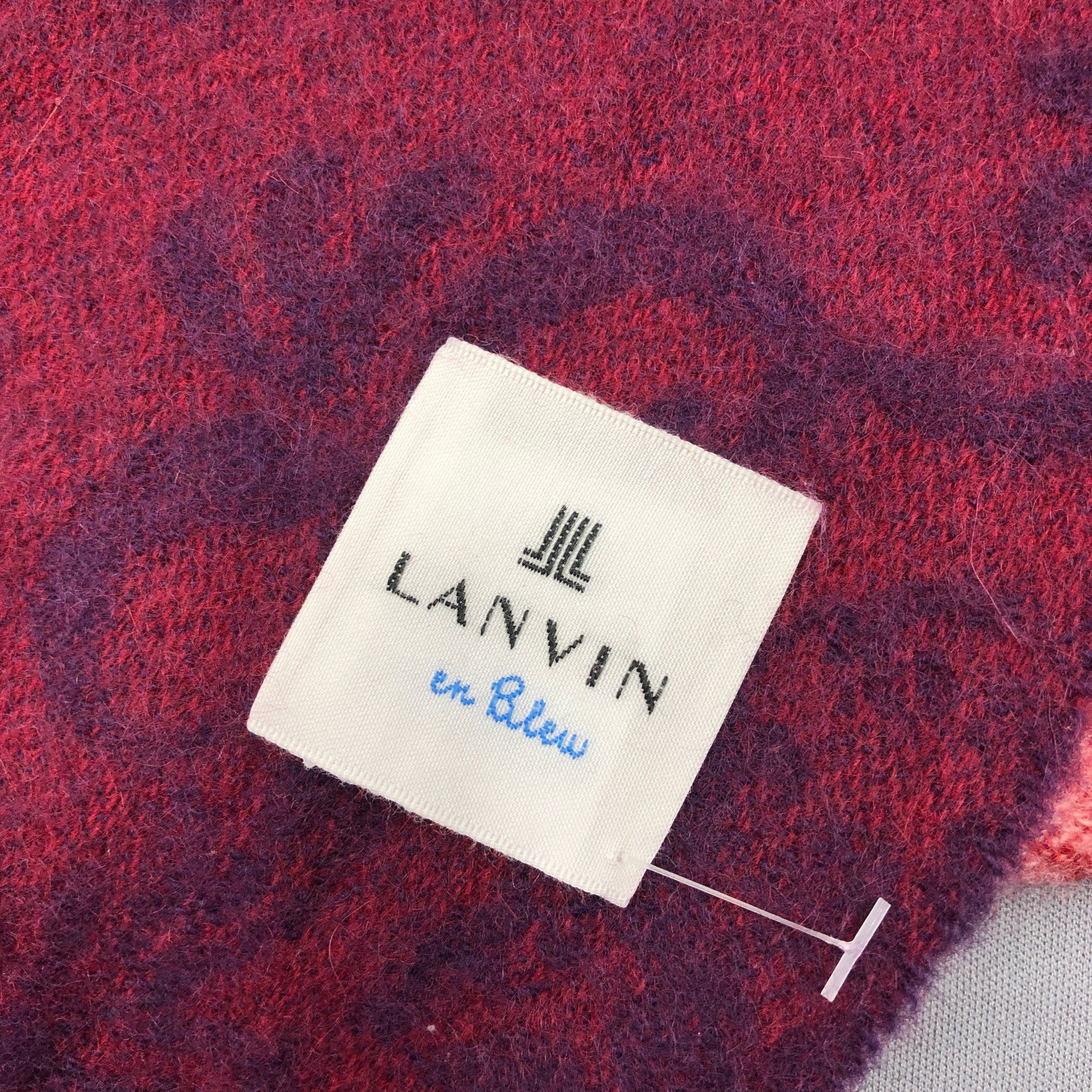 Lanvin Vintage Lanvin Scarf Muffler Cashmere Winter Scarves Size ONE SIZE - 4 Thumbnail