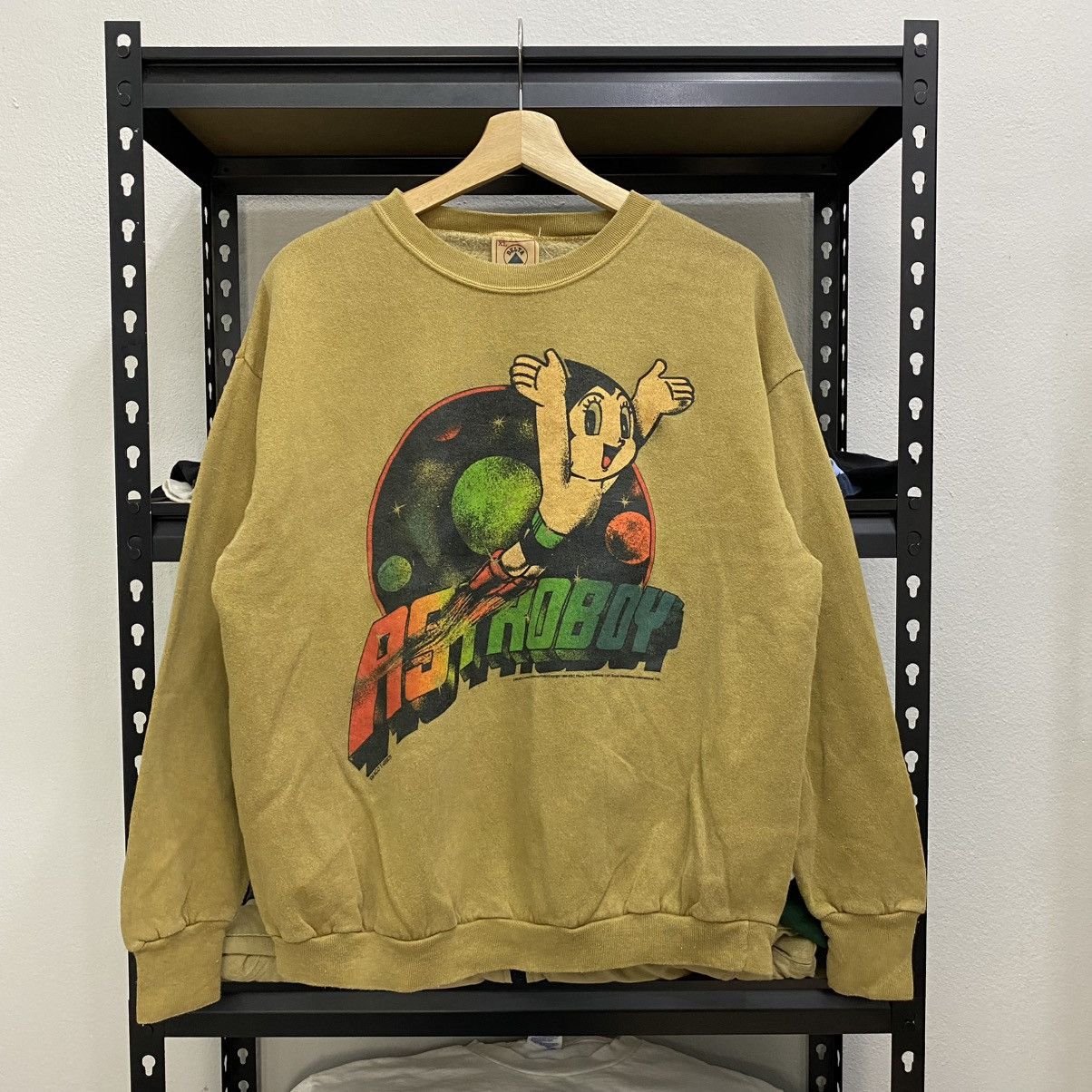 Delta Vintage Astroboy Sweatshirt Crewneck 90s Brown Colour Size US XL / EU 56 / 4 - 1 Thumbnail