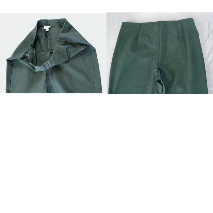 Vintage J Jill Slim Leg Ponte Knit Pull On Pants, Leggings. Green, Women's  Size S. EUC!!