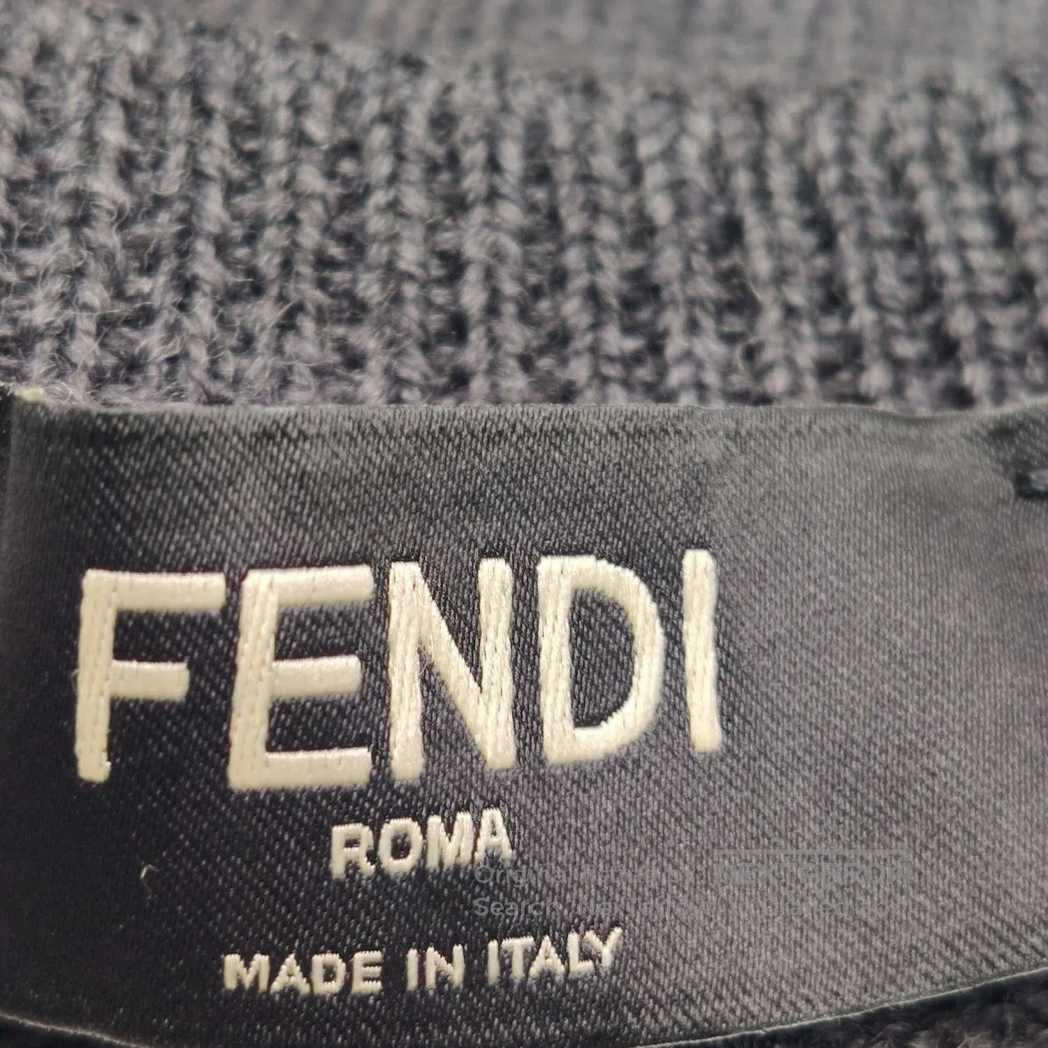 Fendi Fendi Wool Logo Round Neck Vest M. Size US M / EU 48-50 / 2 - 2 Thumbnail