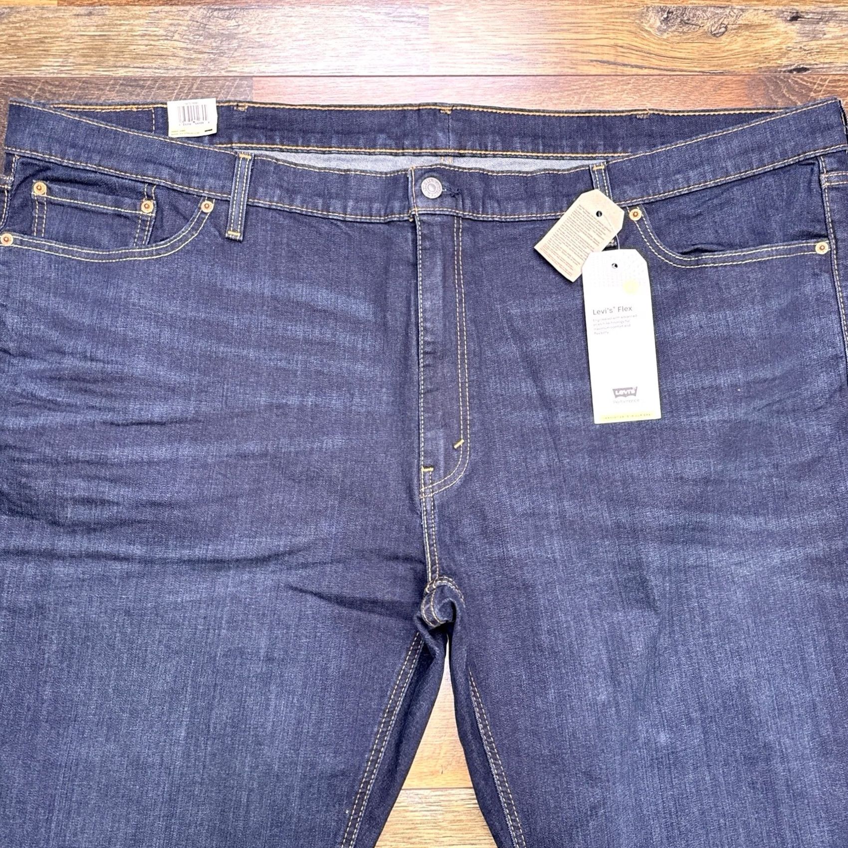 Levi's Levi's 541 Jeans Tapered Athletic Rise High 52 Big & Tall Denim Blue 29 in Inseam Mens Size US 36 / EU 52 - 7 Thumbnail