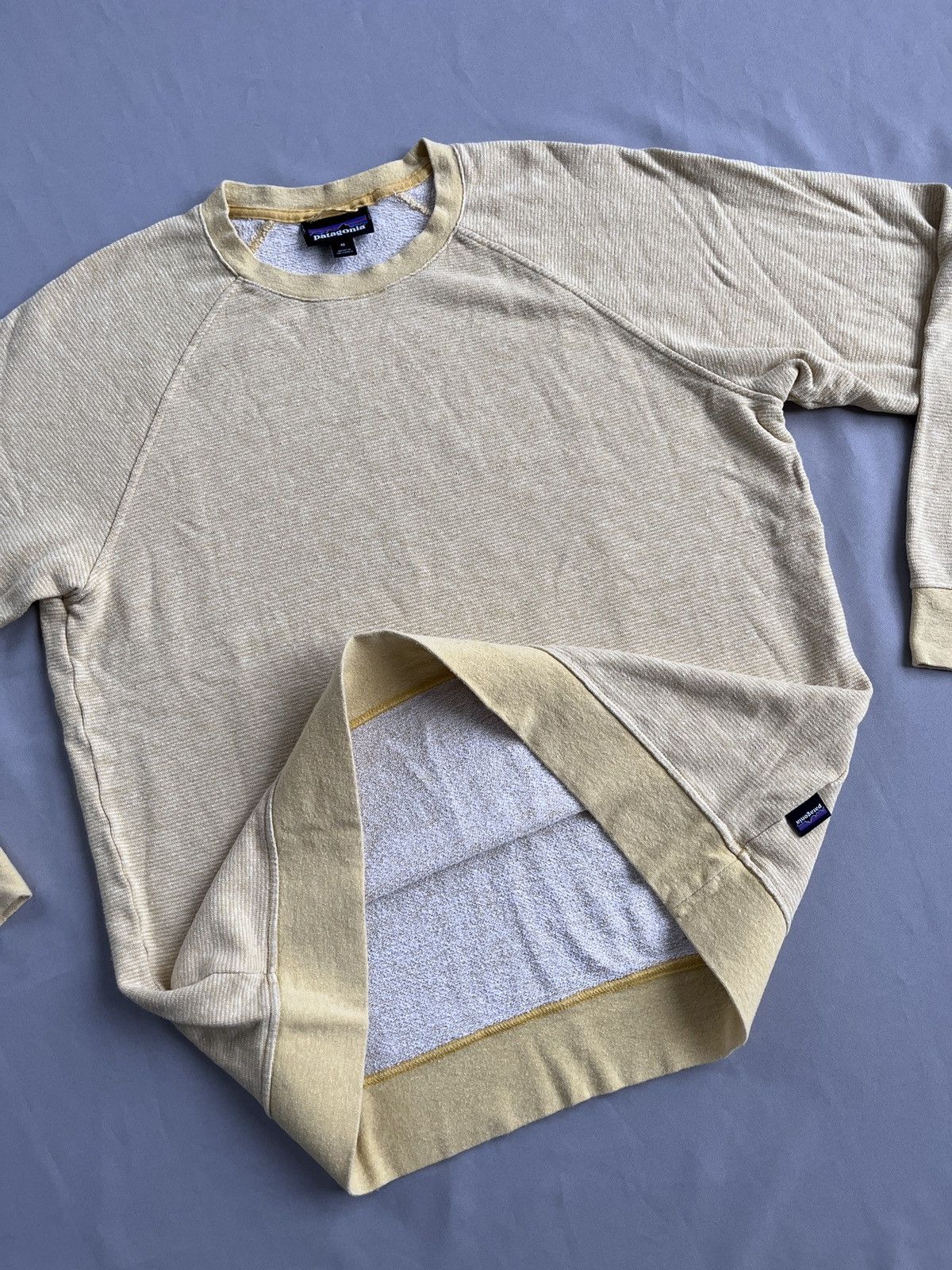 Patagonia Patagonia Recycled Organic Cotton Yellow Sweatshirt Size US M / EU 48-50 / 2 - 6 Thumbnail