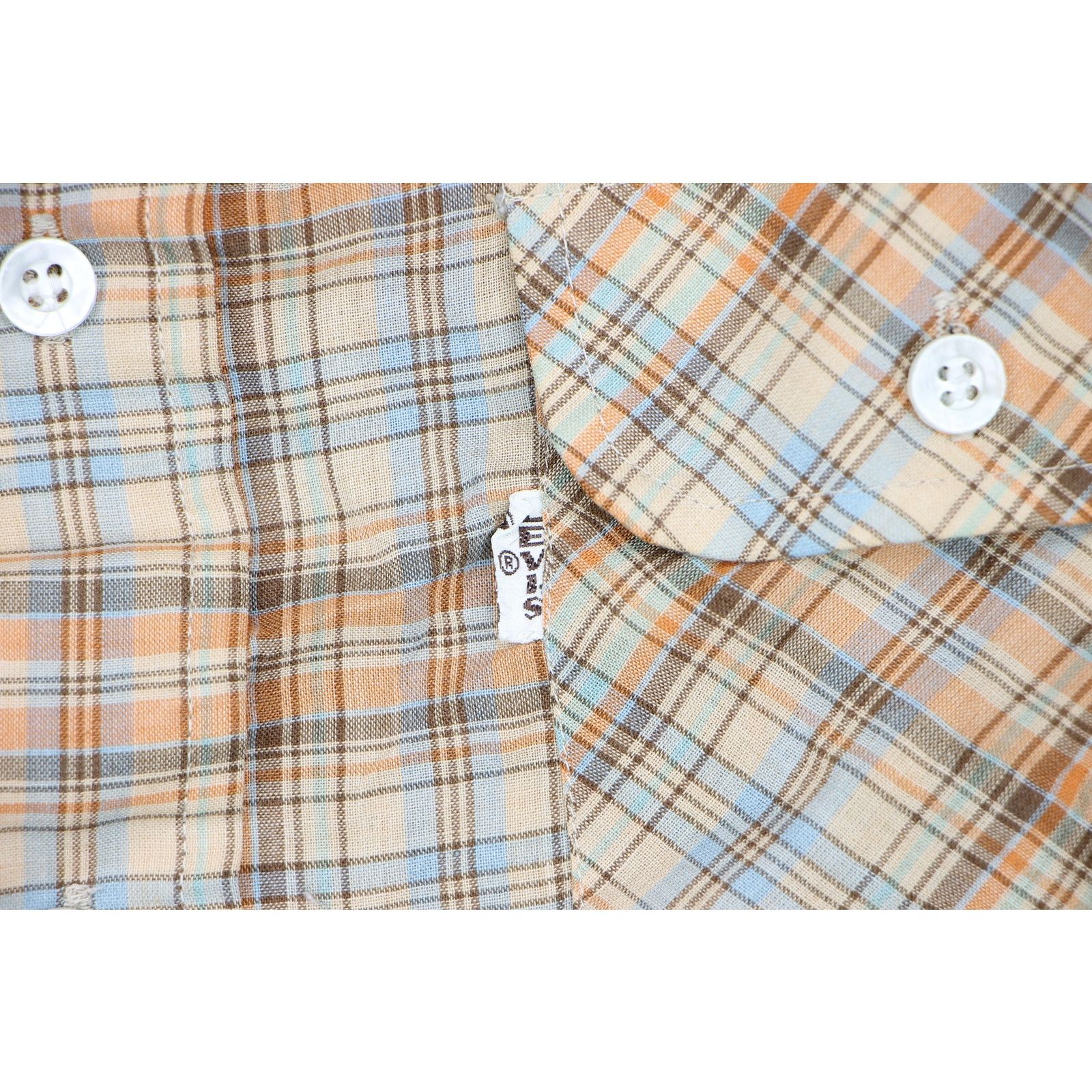 Levi's Vintage Levis Plaid Flannel Shirt Big E Tab Size US M / EU 48-50 / 2 - 4 Thumbnail