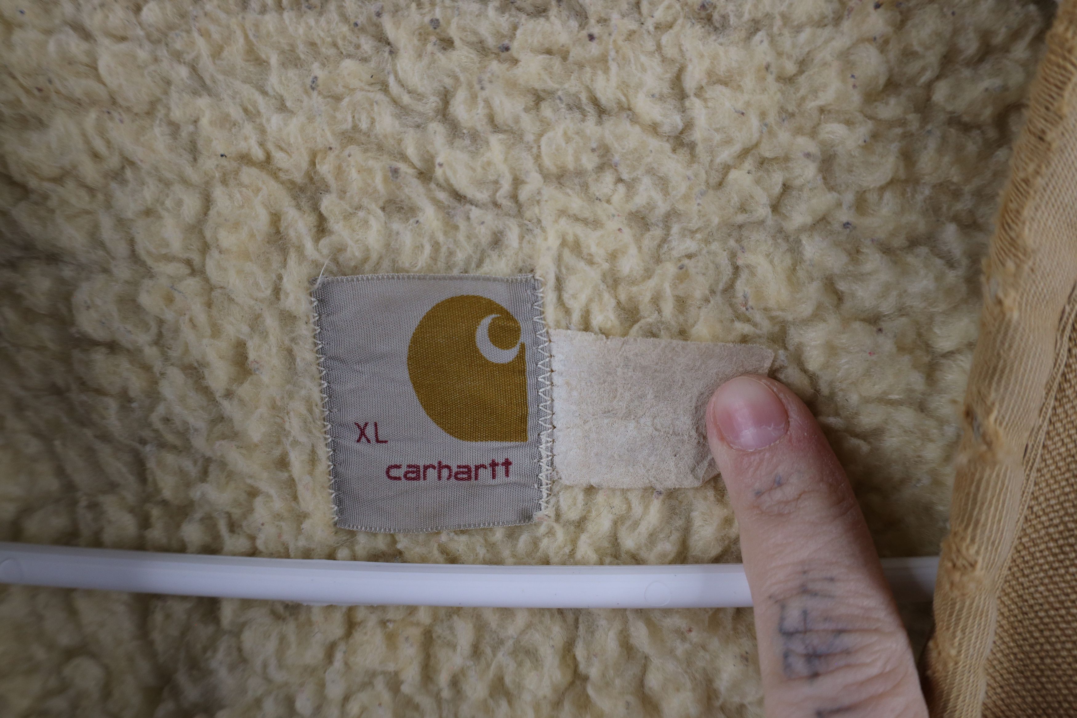 Carhartt Vintage 80s Carhartt Fleece Lined Canvas Vest Jacket USA Size US XL / EU 56 / 4 - 9 Thumbnail