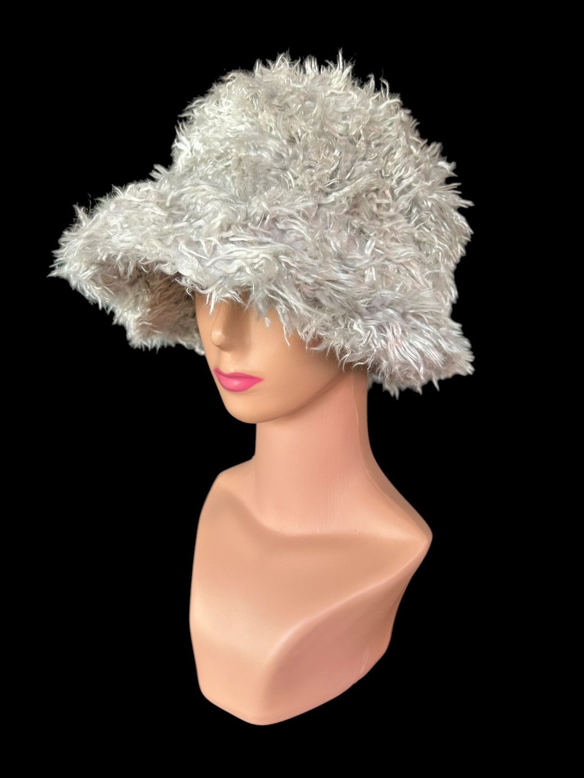 Japanese Brand × Kapital × Vintage Mohawk Japanese Punk Bondage Style Fur Bucket Hats Size ONE SIZE - 4 Thumbnail