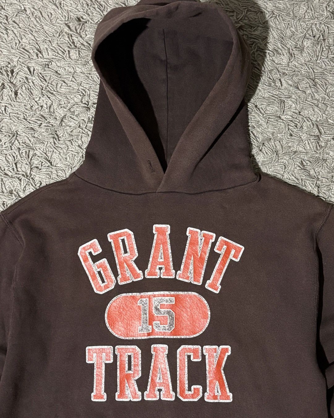 Russell Athletic 1980’s Russell Athletic “Grant Track” Brown Hoodie Size US M / EU 48-50 / 2 - 3 Thumbnail