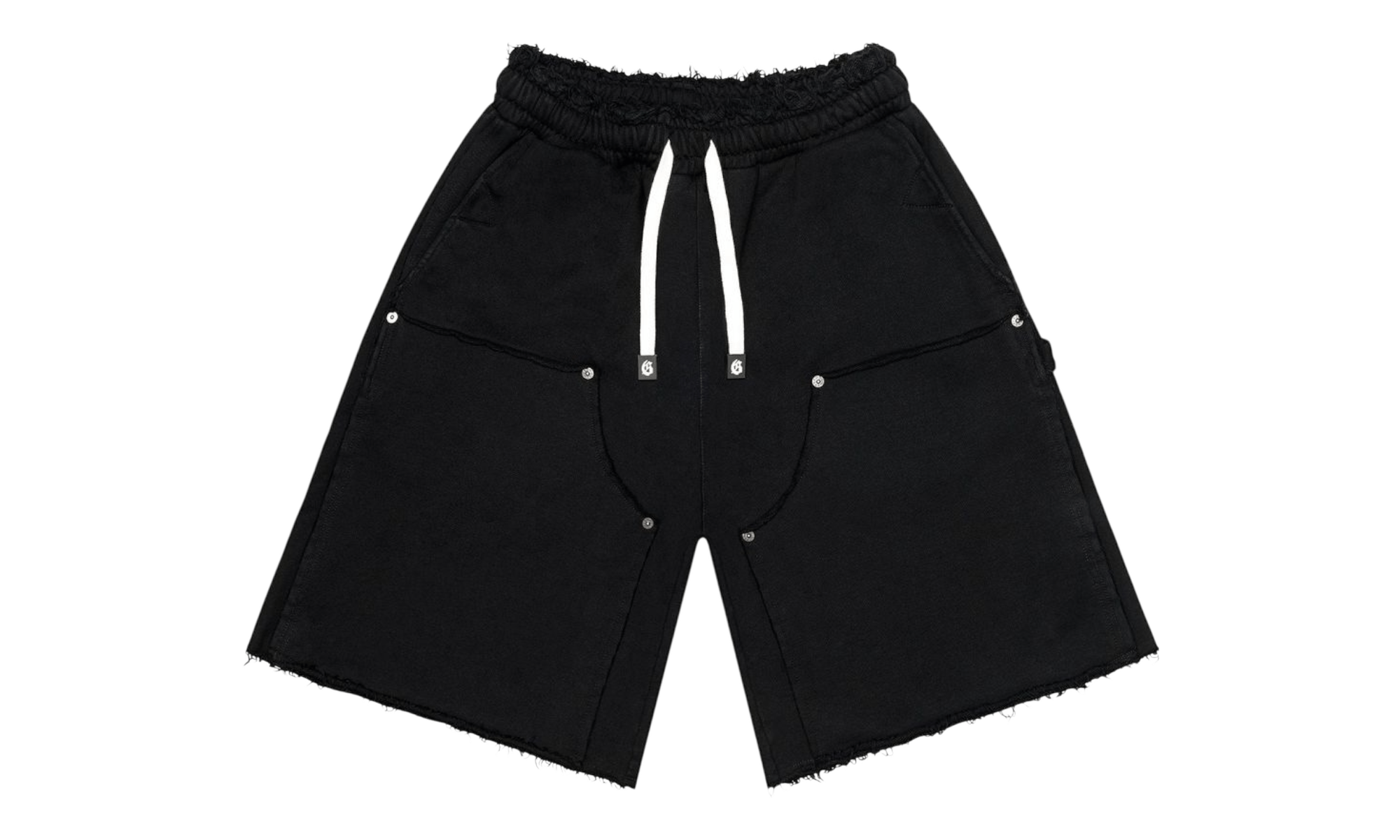Godspeed Distressed Carpenter Black Shorts Size US 34 / EU 50 - 1 Thumbnail