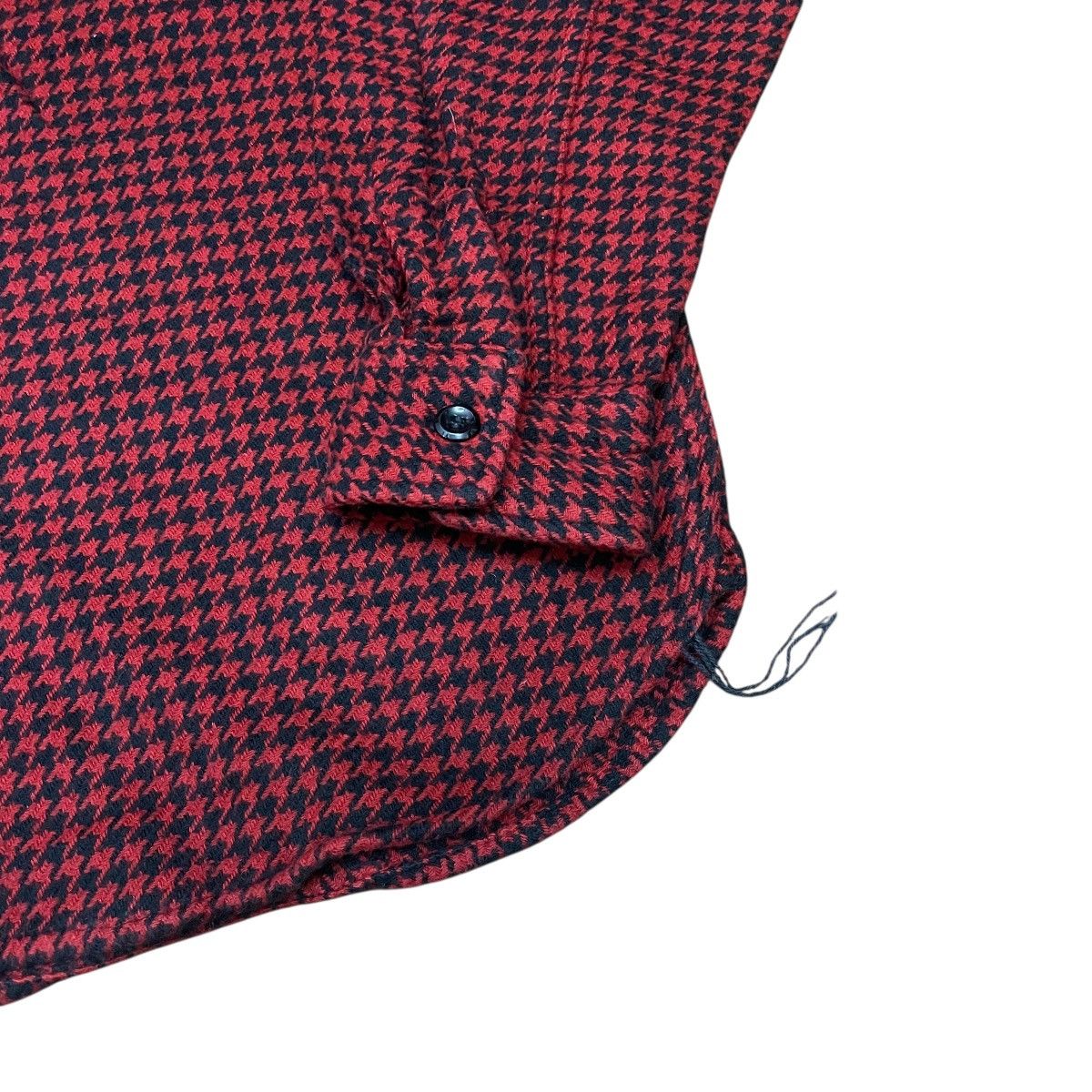 The Real McCoy's Joe McCoy's 8HU Houndstooth Flannel Shirt Size US M / EU 48-50 / 2 - 4 Thumbnail