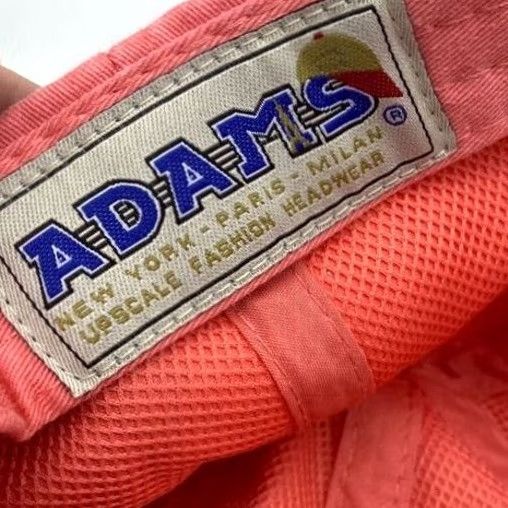 Vintage VINTAGE Adams Hat Cap Strap Back Pink White Adjustable Baseball Outdoor Casual Mens NEW Size ONE SIZE - 7 Thumbnail