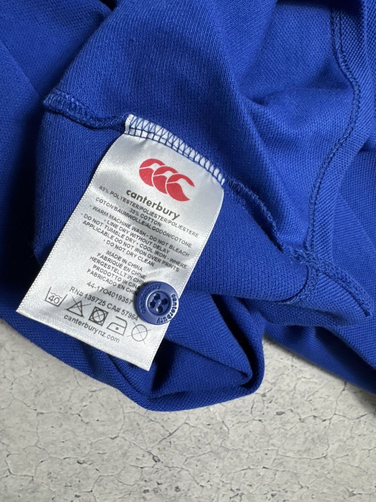 Canterbury of New Zealand Canterbury Bath Rugby Polo Shirt Size L New Jersey Size US L / EU 52-54 / 3 - 9 Thumbnail
