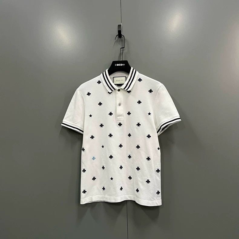 Gucci Gucci Little bee embroidered polo shirt 2503-Nextarrow Size US XS / EU 42 / 0 - 1 Thumbnail