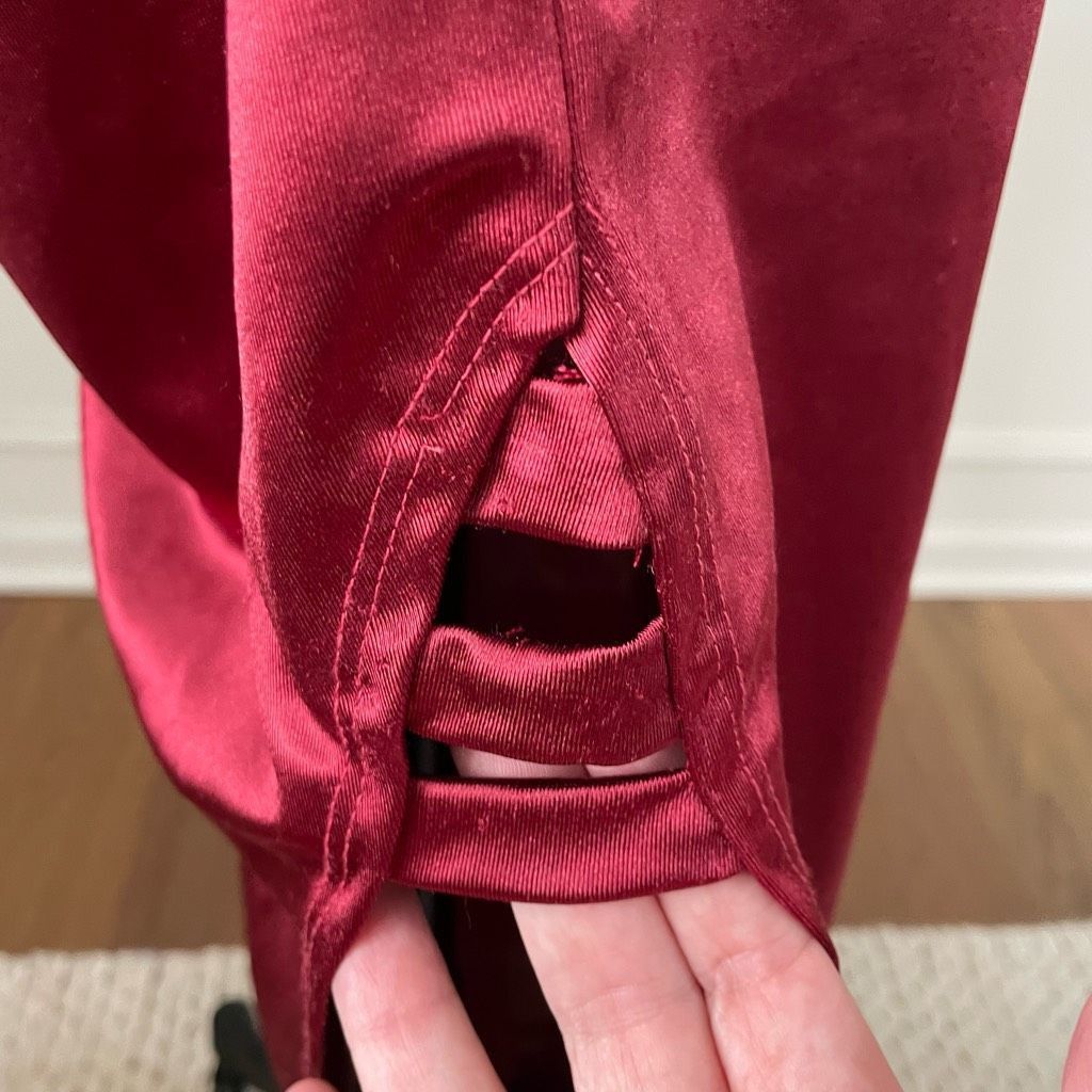 Other Windsor Stretchy Ruby Red Burgundy Satin Slip Dress Gown M Size M / US 6-8 / IT 42-44 - 4 Thumbnail