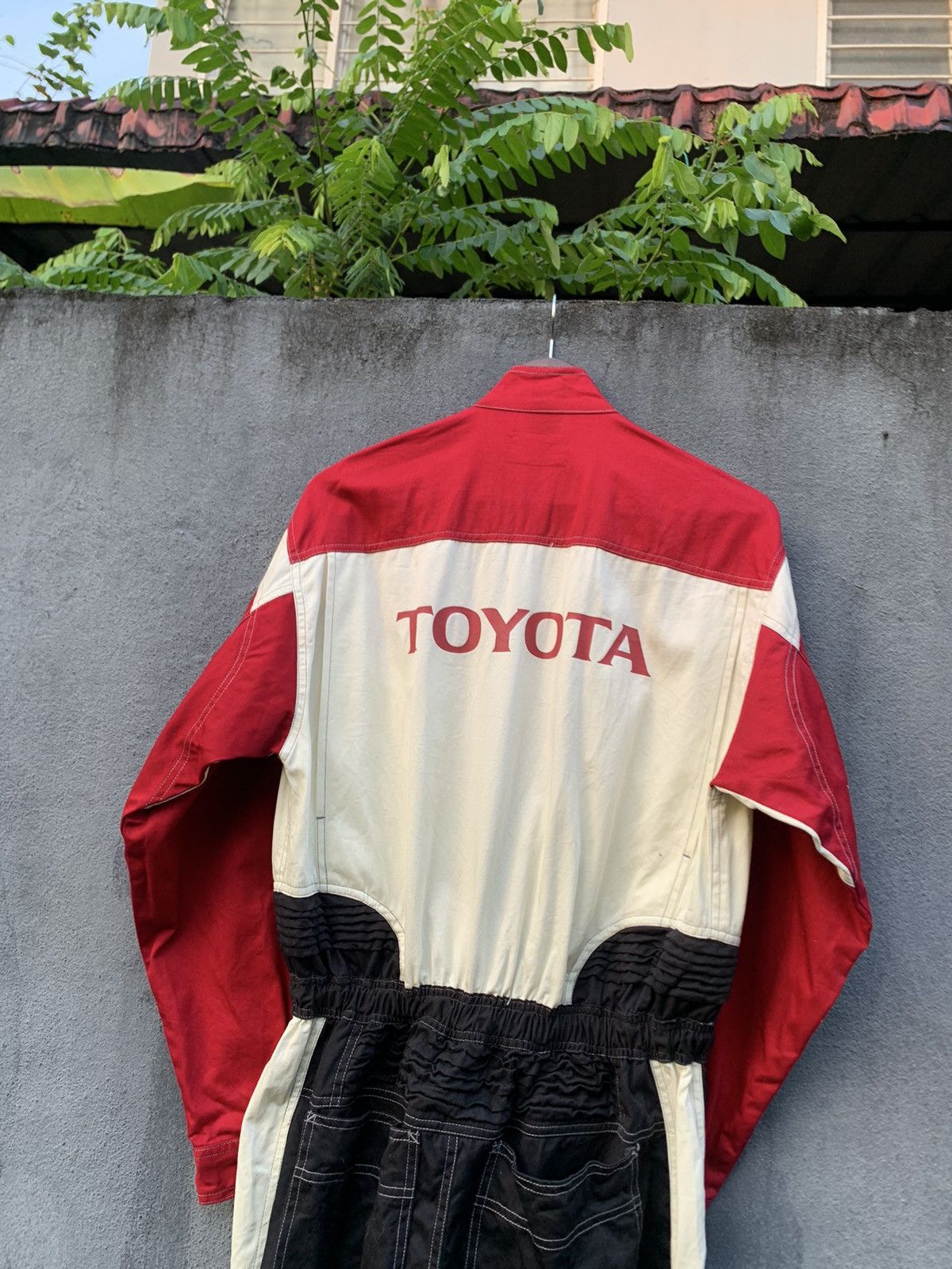 Japanese Brand 🏁VINTAGE TOYOTA TECNO JUMPSUIT Size US 33 - 7 Thumbnail