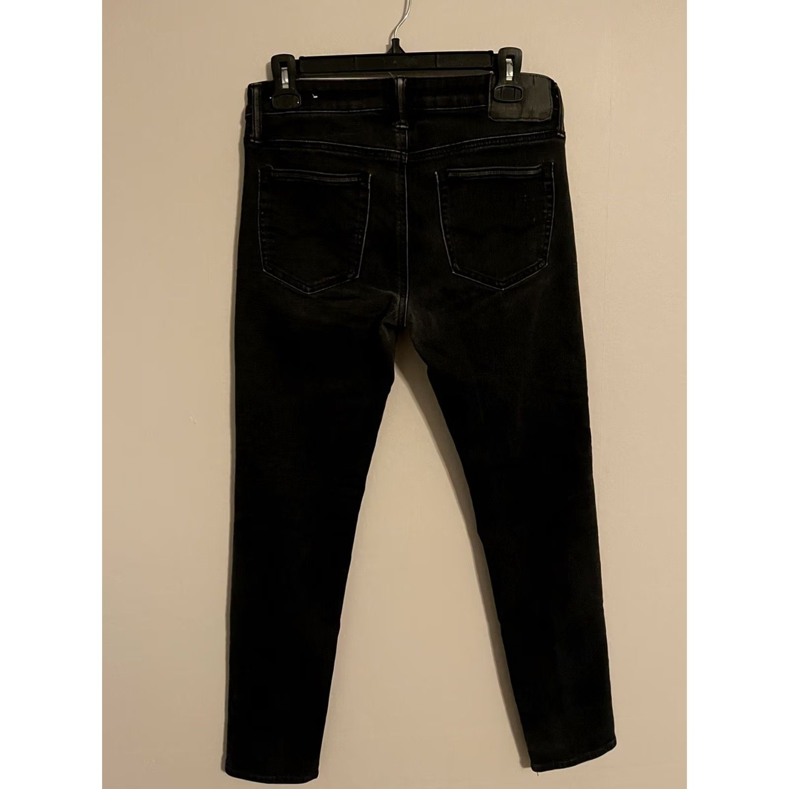 American Eagle Outfitters American Eagle Jeans Mens Slim Fit Black Wash Stretch Denim 30x31 Size US 30 / EU 46 - 3 Thumbnail