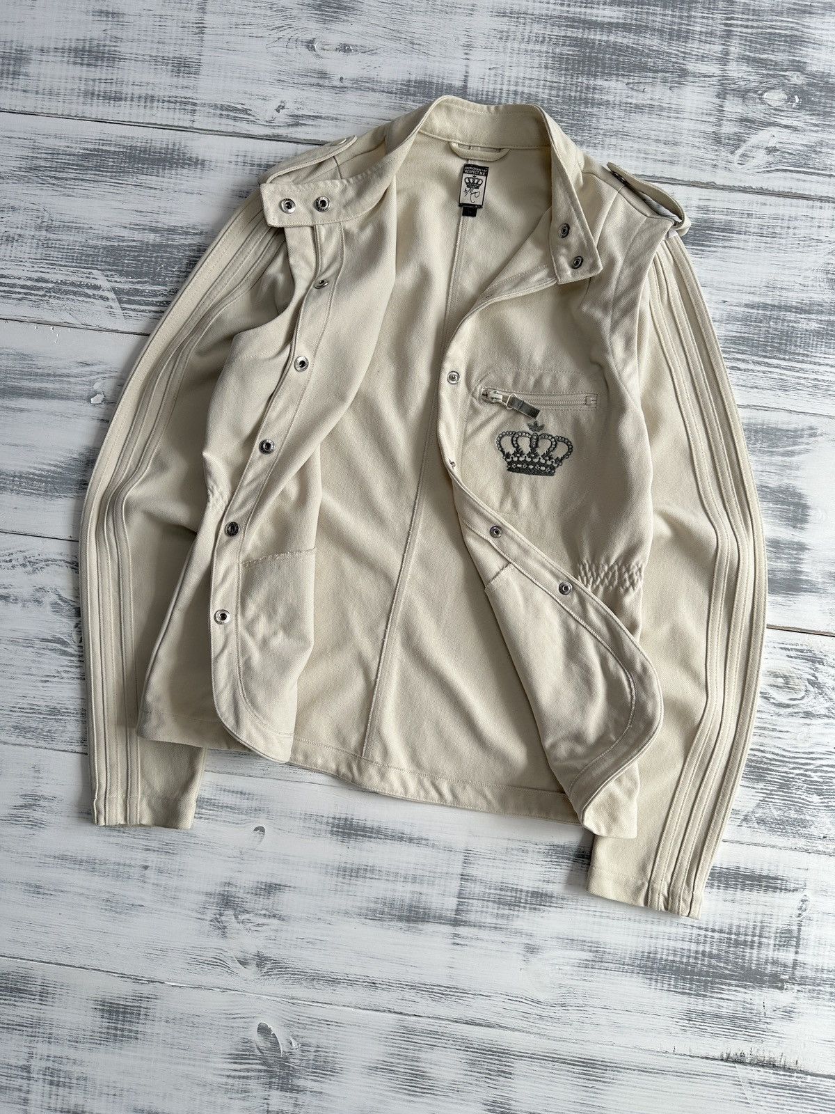 Adidas Y2K ADIDAS x Missy Elliott RESPECT ME Military Blazer Jacket Size XS / US 0-2 / IT 36-38 - 11 Thumbnail