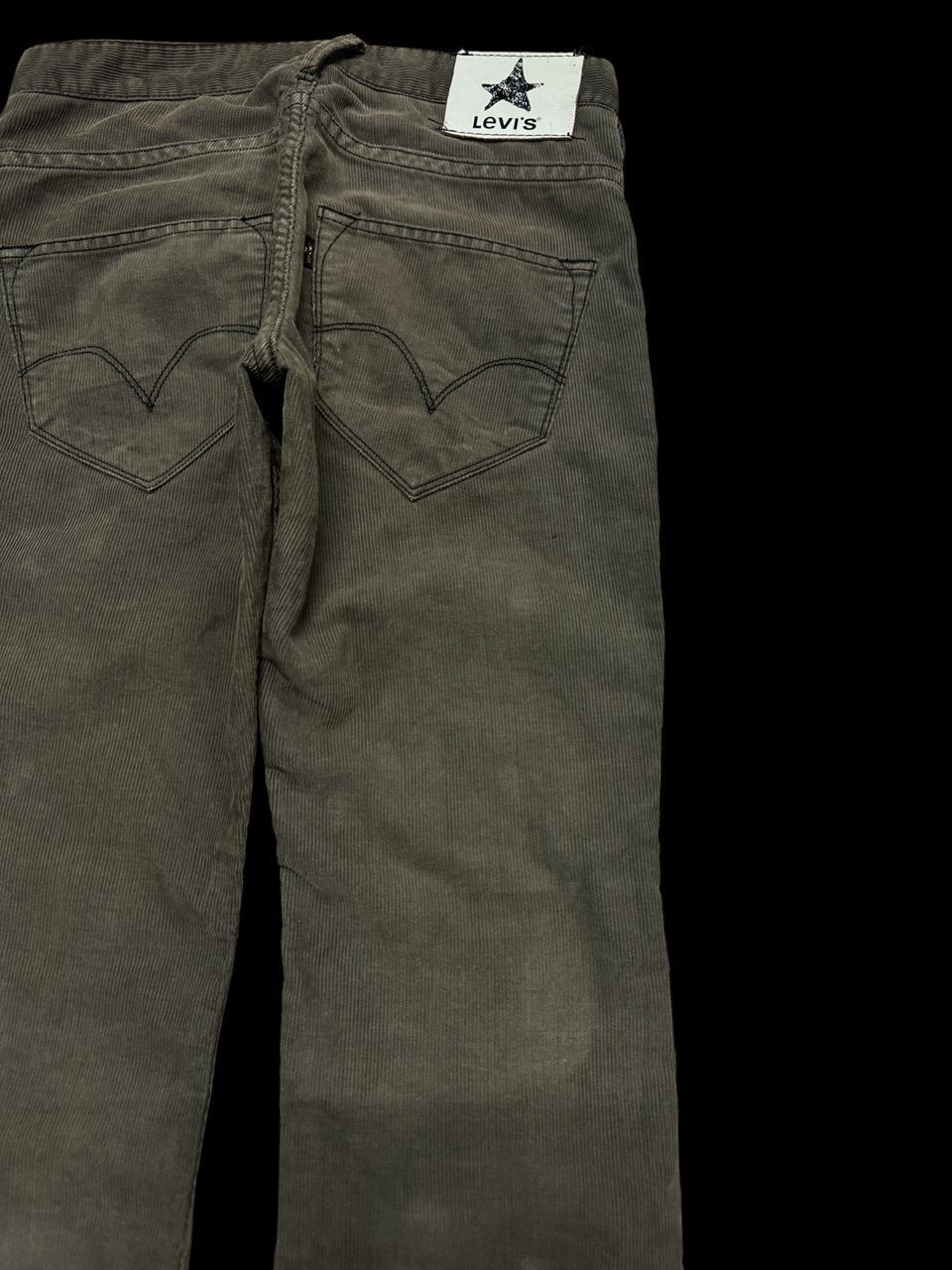 Levi's 💥Flare💥Vintage 90s Levi’s Black Star Bootcut Corduroy Size US 28 / EU 44 - 15 Thumbnail