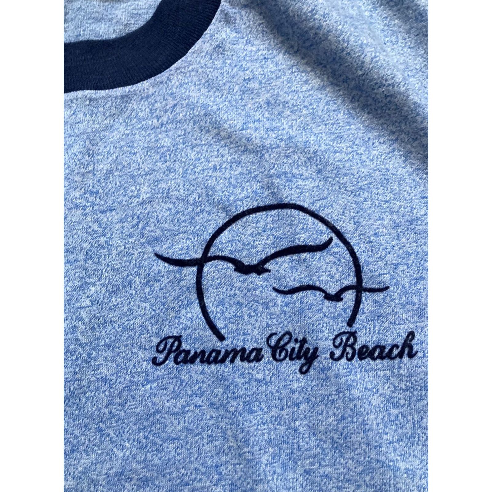 Vintage VINTAGE 70s PCB Panama City Beach Florida Shirt Mens XL Ringer USA Made Blue Size US XL / EU 56 / 4 - 3 Thumbnail