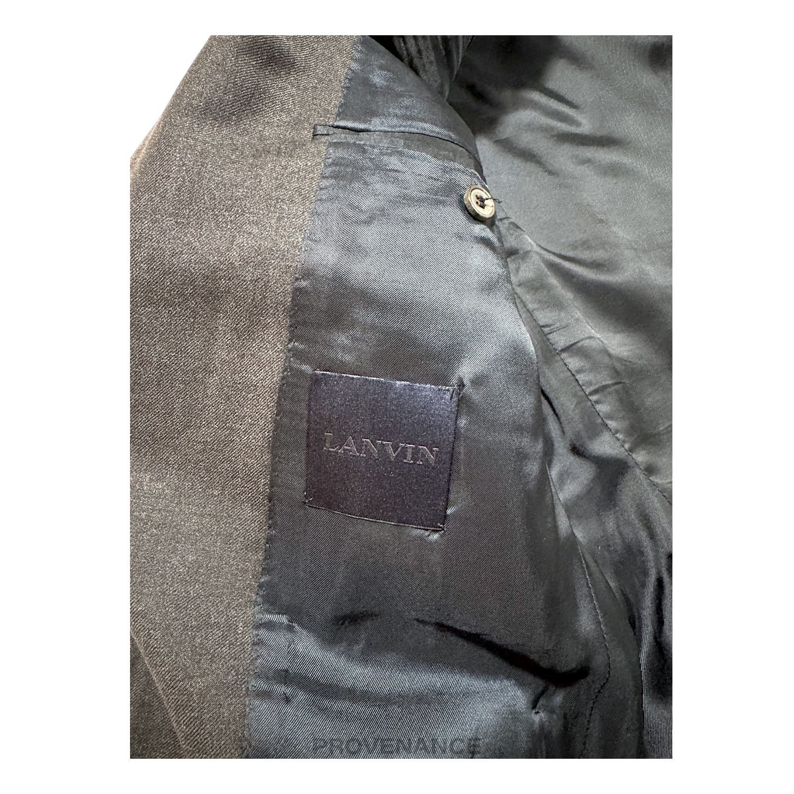 Lanvin 🔴 Lanvin Grosgrain Trim Blazer Jacket Coat - Grey 36 46 Size US S / EU 44-46 / 1 - 11 Thumbnail