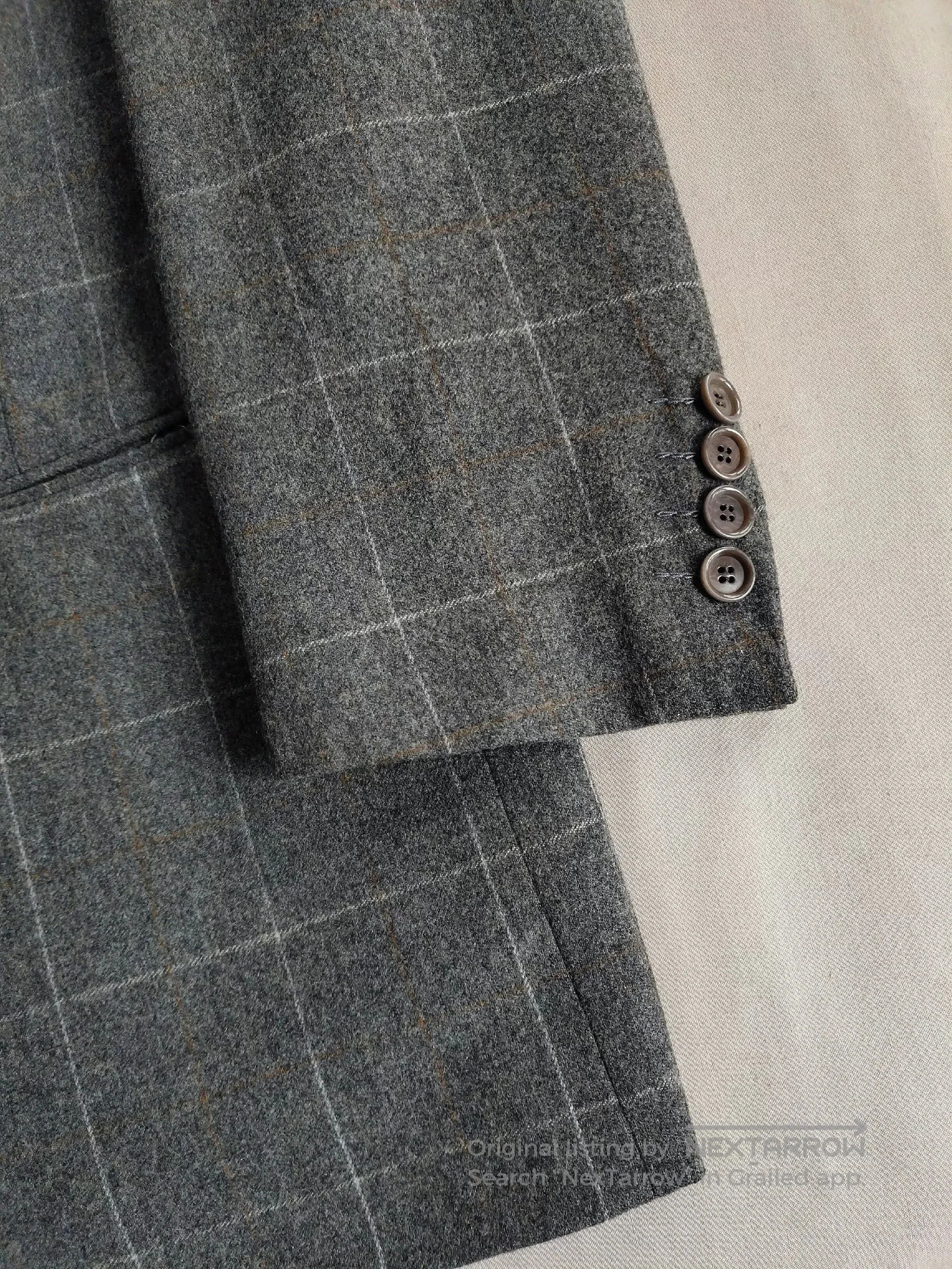 Pal Zileri Pal Zileri Italian Wool Check Suit. Size US M / EU 48-50 / 2 - 4 Thumbnail