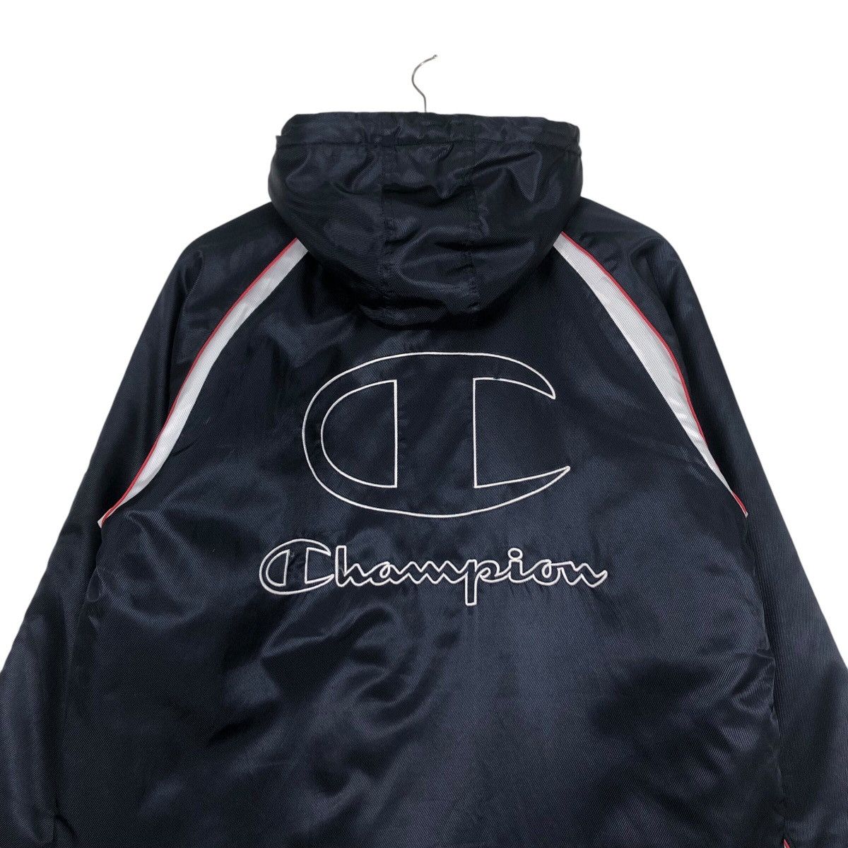 Champion × Japanese Brand × Vintage Vintage 90s Collection Champion Long Jacket Big Logo Size US L / EU 52-54 / 3 - 8 Thumbnail