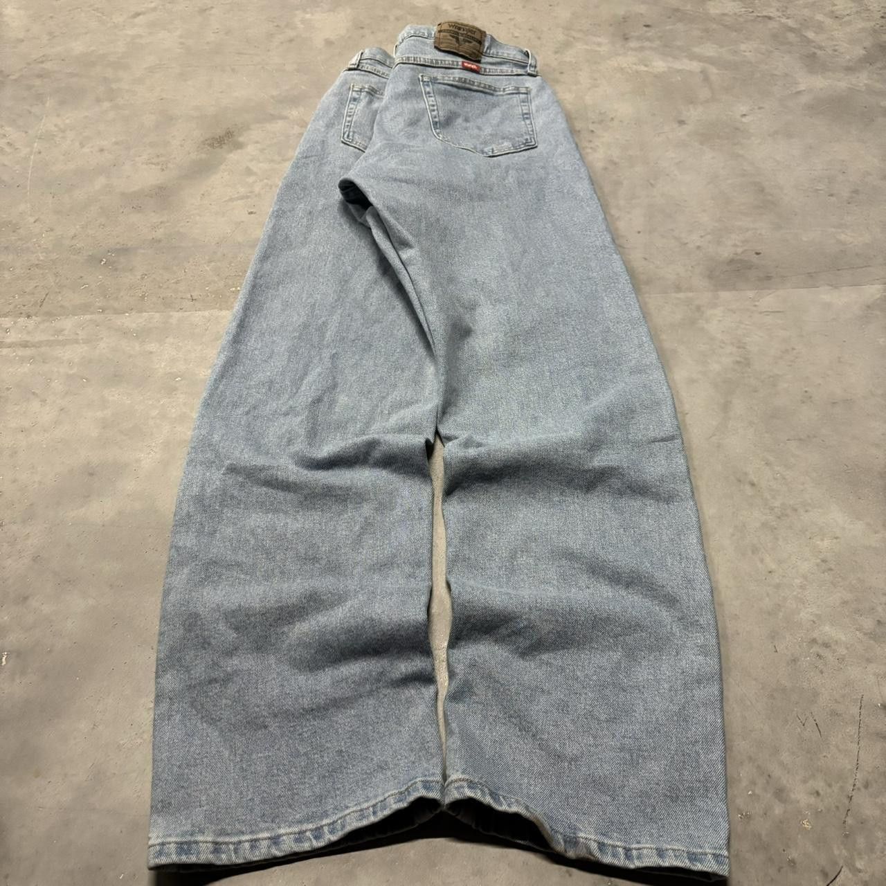 Japanese Brand × Vintage Crazy Vintage Y2K/2000s Light Wash Essential Denim Jeans! Size US 32 / EU 48 - 4 Thumbnail