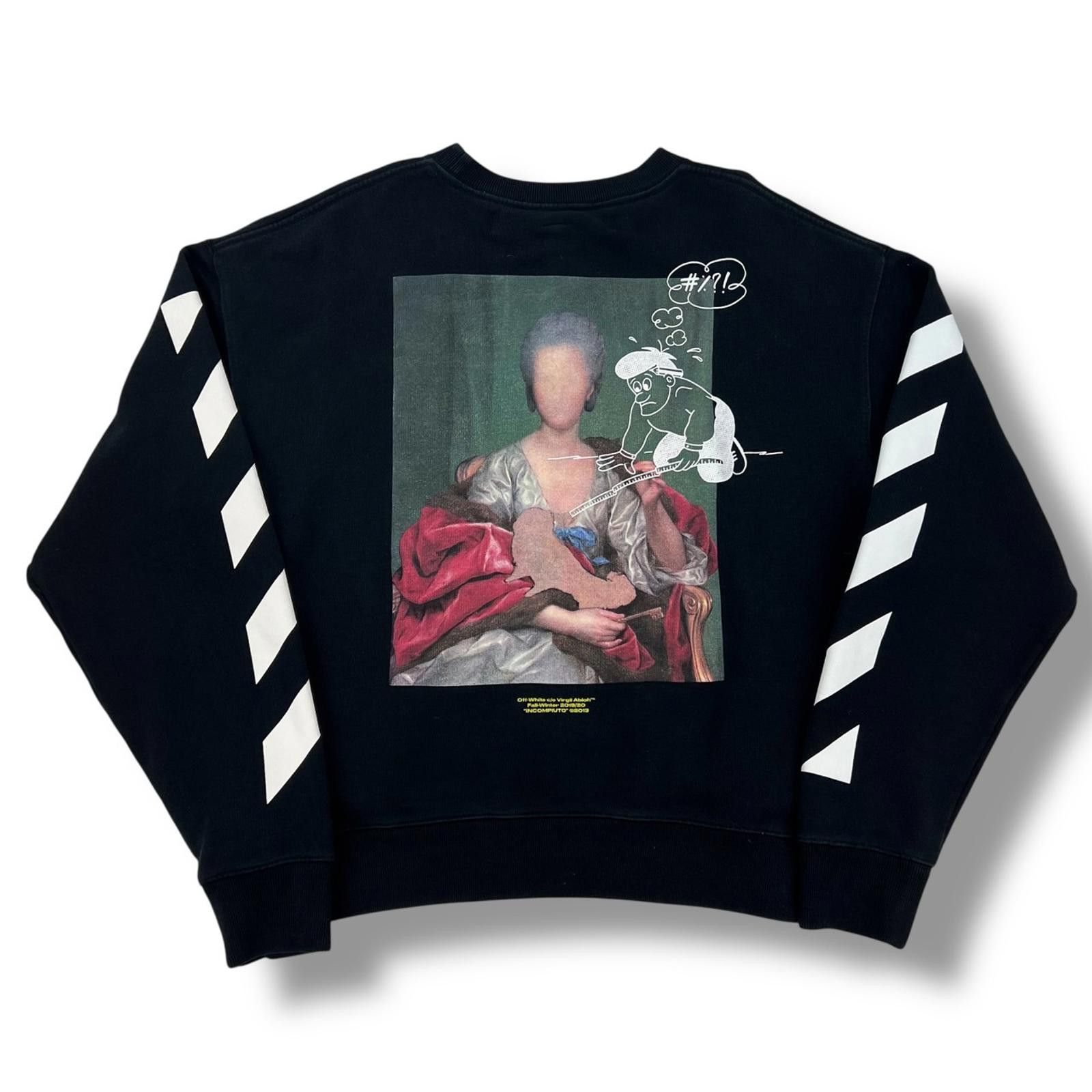 Off-White Off-White Mariana De Silva Black Sweatshirt Size US M / EU 48-50 / 2 - 2 Thumbnail