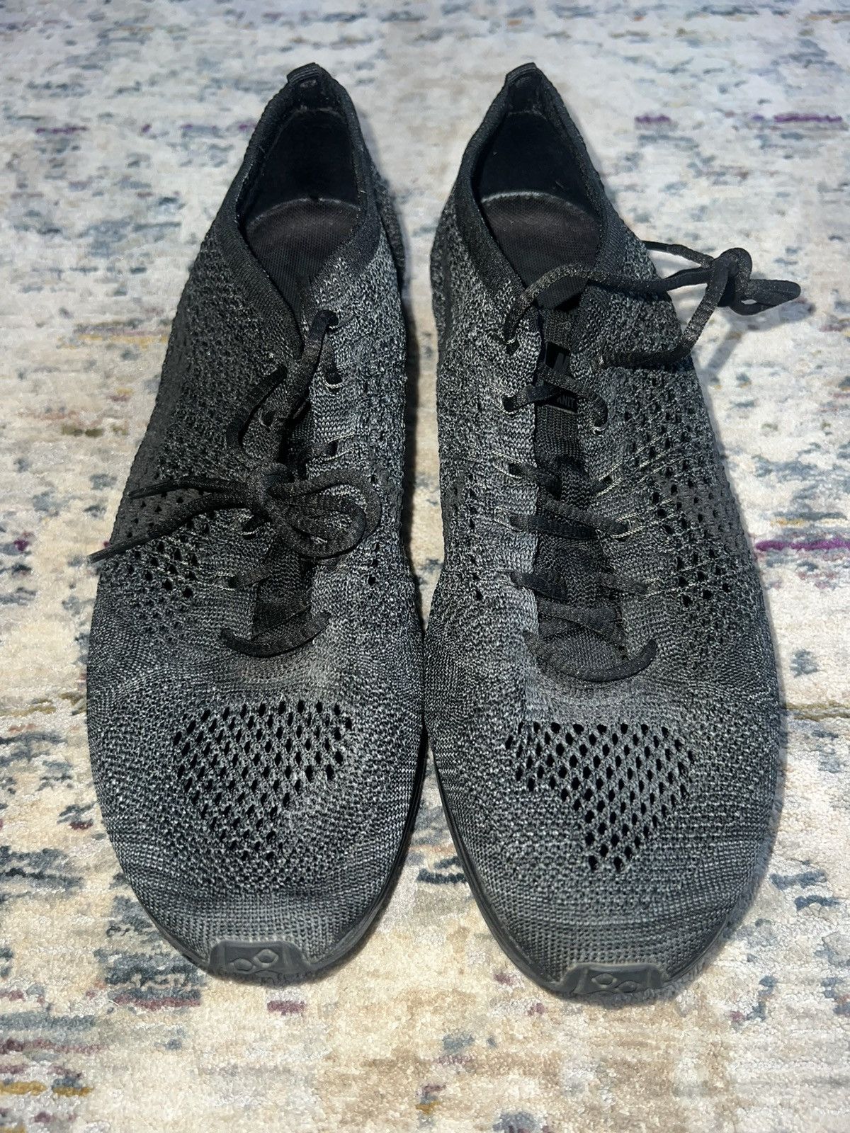 Nike 2016 Nike Flyknit Racer Triple Black Sz 9.5 Size US 9.5 / EU 42-43 - 3 Thumbnail