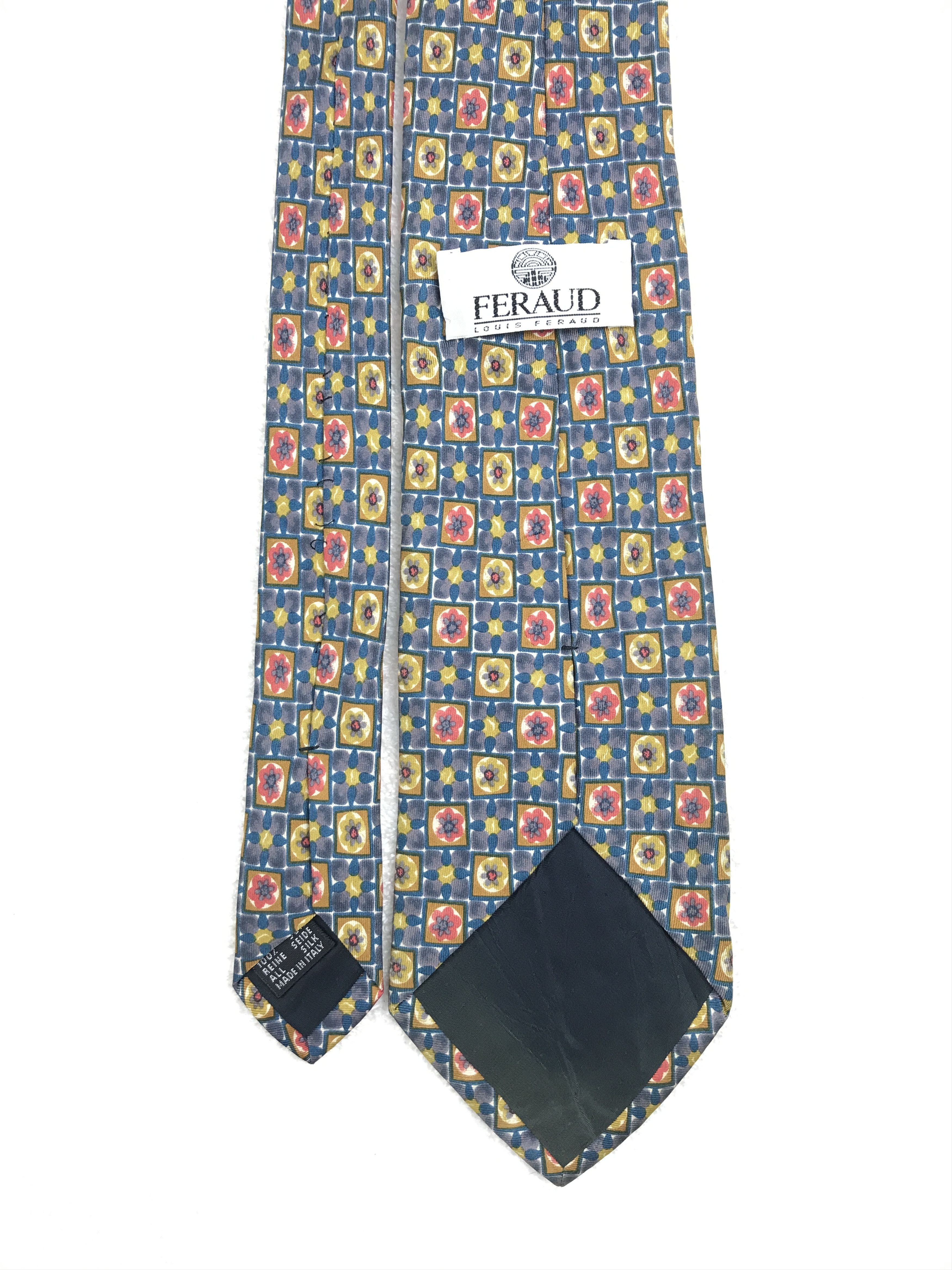 Louis Feraud × Vintage Vintage Louis Feraud Silk Necktie Size ONE SIZE - 4 Thumbnail