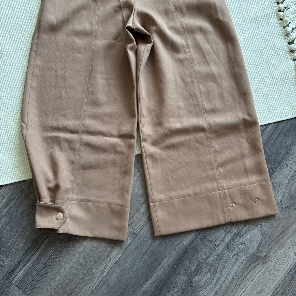 See by Chloe See by Chloe Wool Blend Wide Leg High Rise Crop Trousers Size 30" / US 8 / IT 44 - 5 Thumbnail