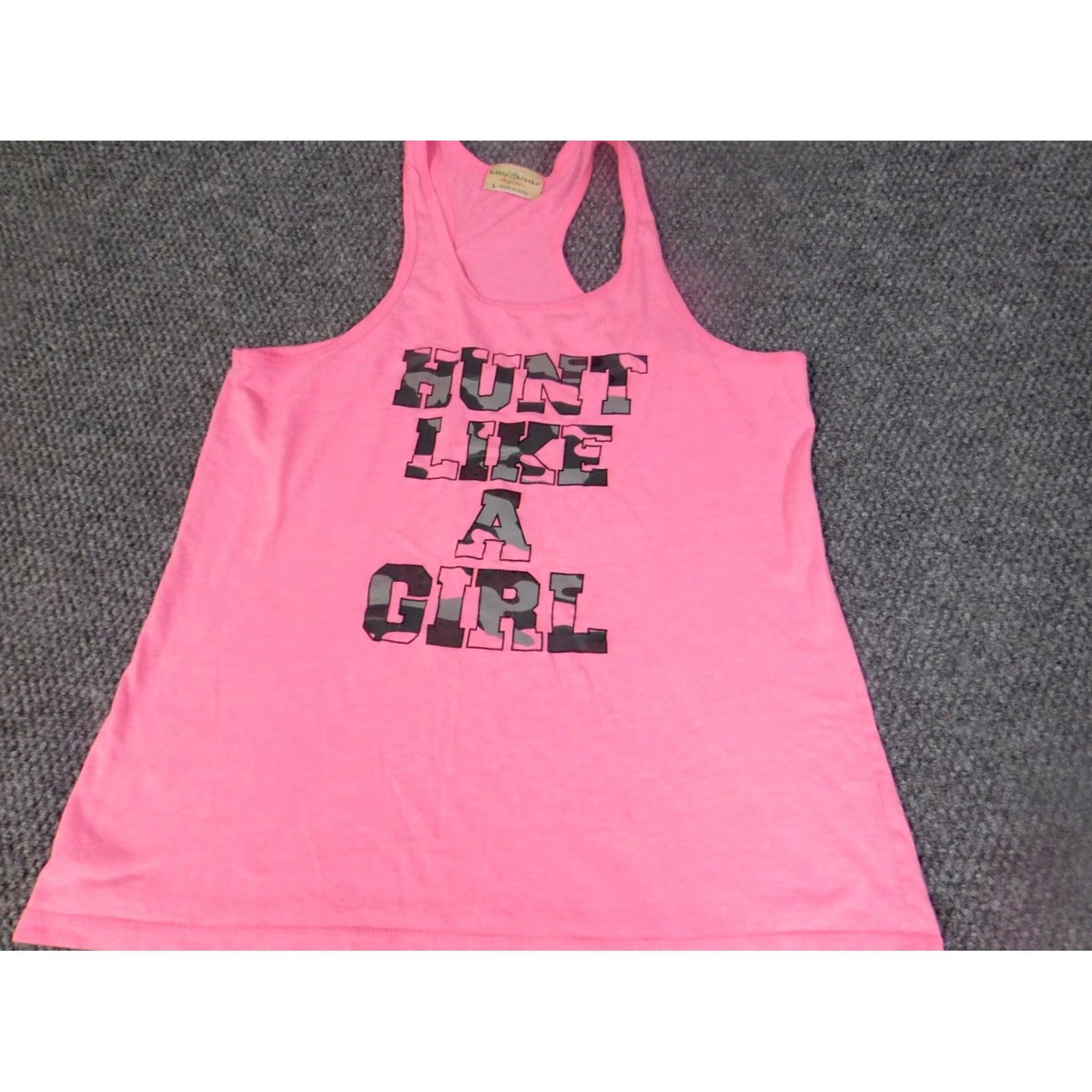 Vintage Bobbie Brooks Womens Tank L Pink Stretch Crew Neck Pullover Casual Basic Regular Size L / US 10 / IT 46 - 3 Thumbnail