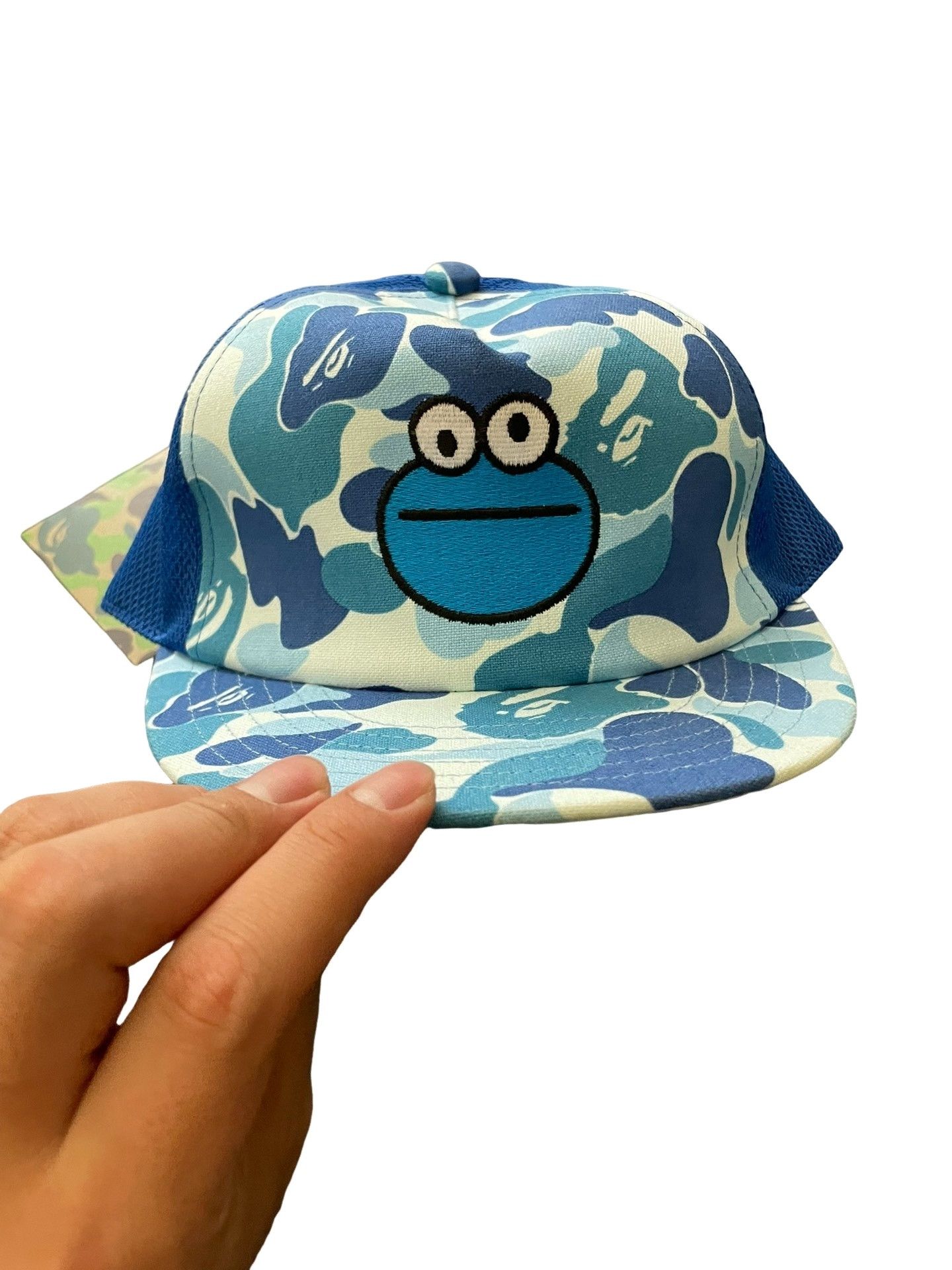 Bape Bape x Sesame Street Cookie Monster Trucker Hat ONE SIZE Size ONE SIZE - 1 Thumbnail