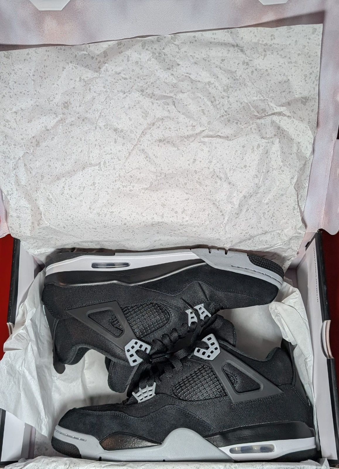 Jordan Brand Size 10 - Jordan 4 Retro SE Black Canvas Size US 10 / EU 43 - 9 Thumbnail