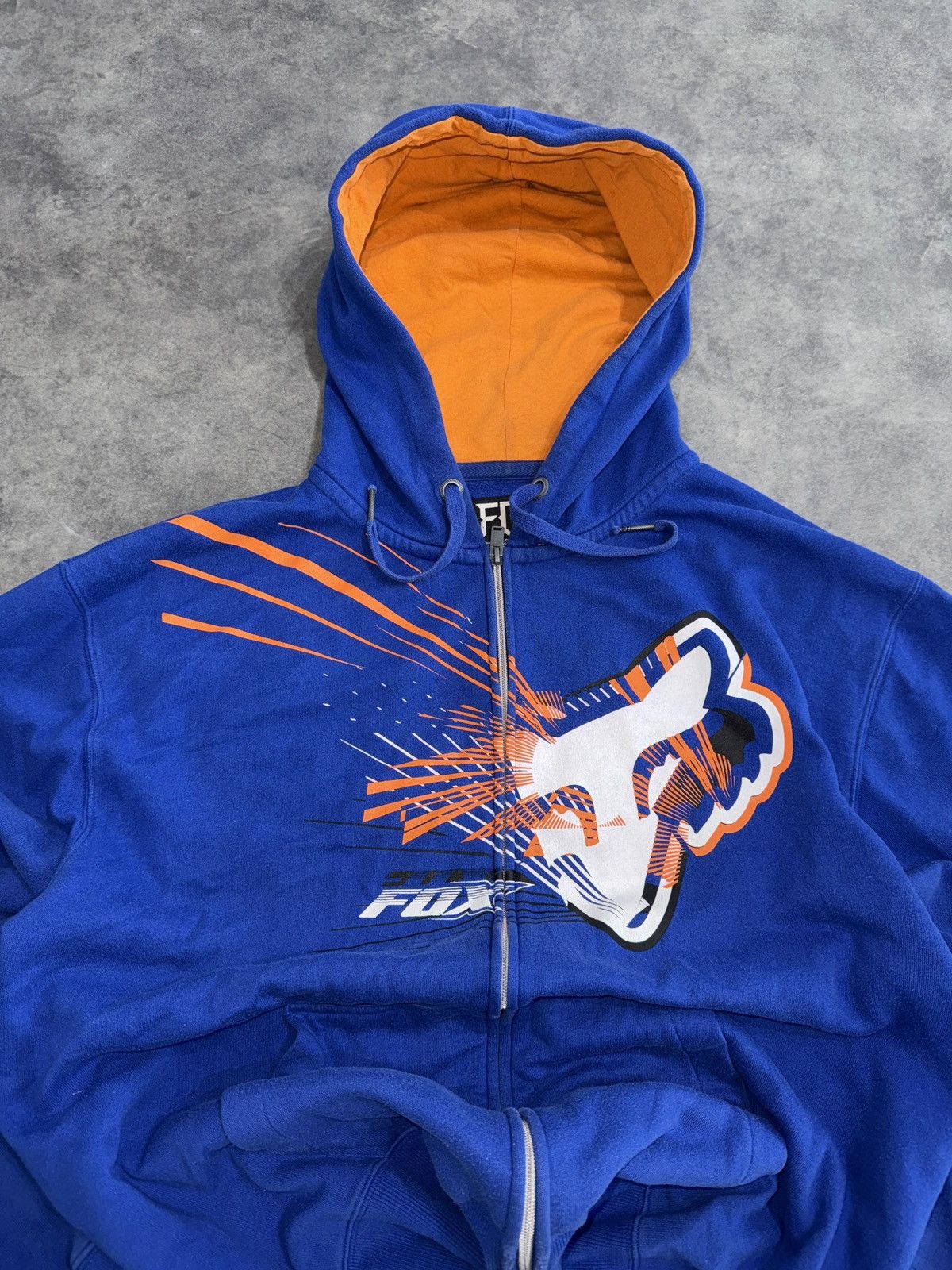 Fox Racing Zip up fox racing streetwear nascar skate boxy affliction Size US XL / EU 56 / 4 - 3 Thumbnail