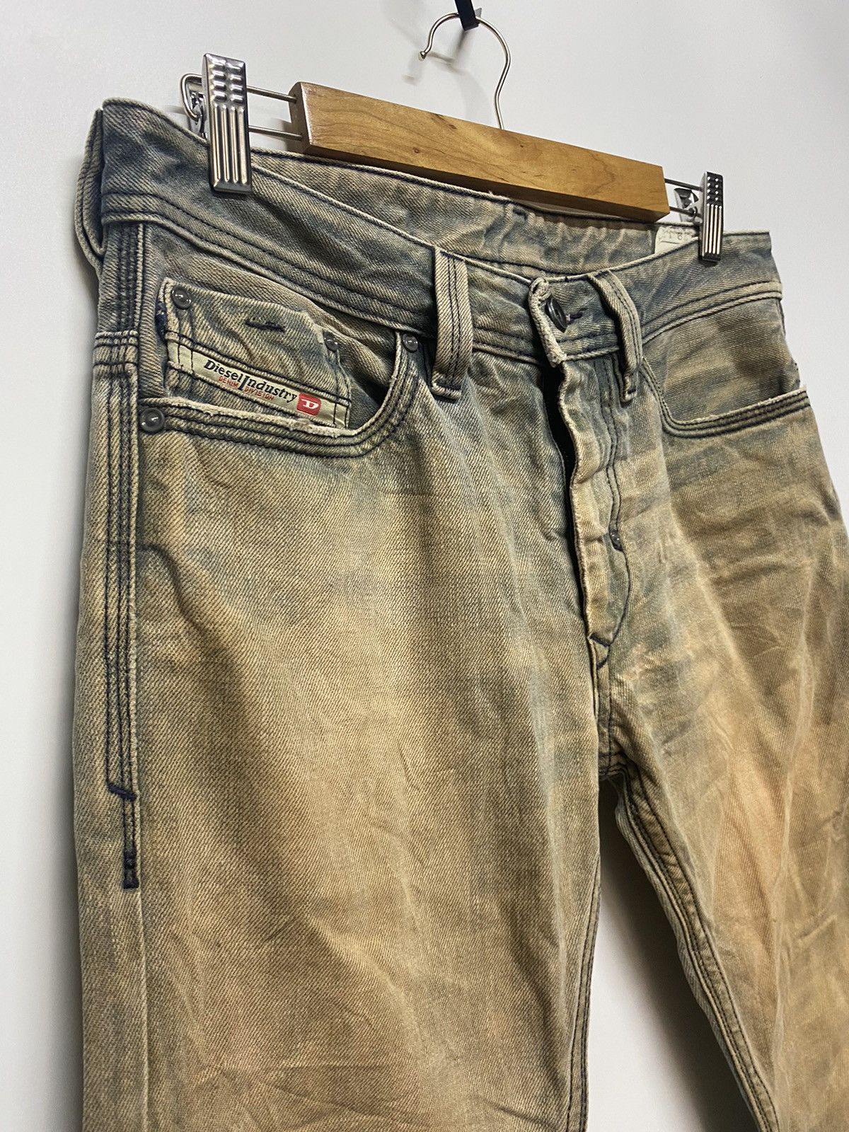 Japanese Brand × Vintage Diesel Thanaz Rare Authentic 00720 Dragon Denim Skinny Jeans Size US 30 / EU 46 - 9 Thumbnail