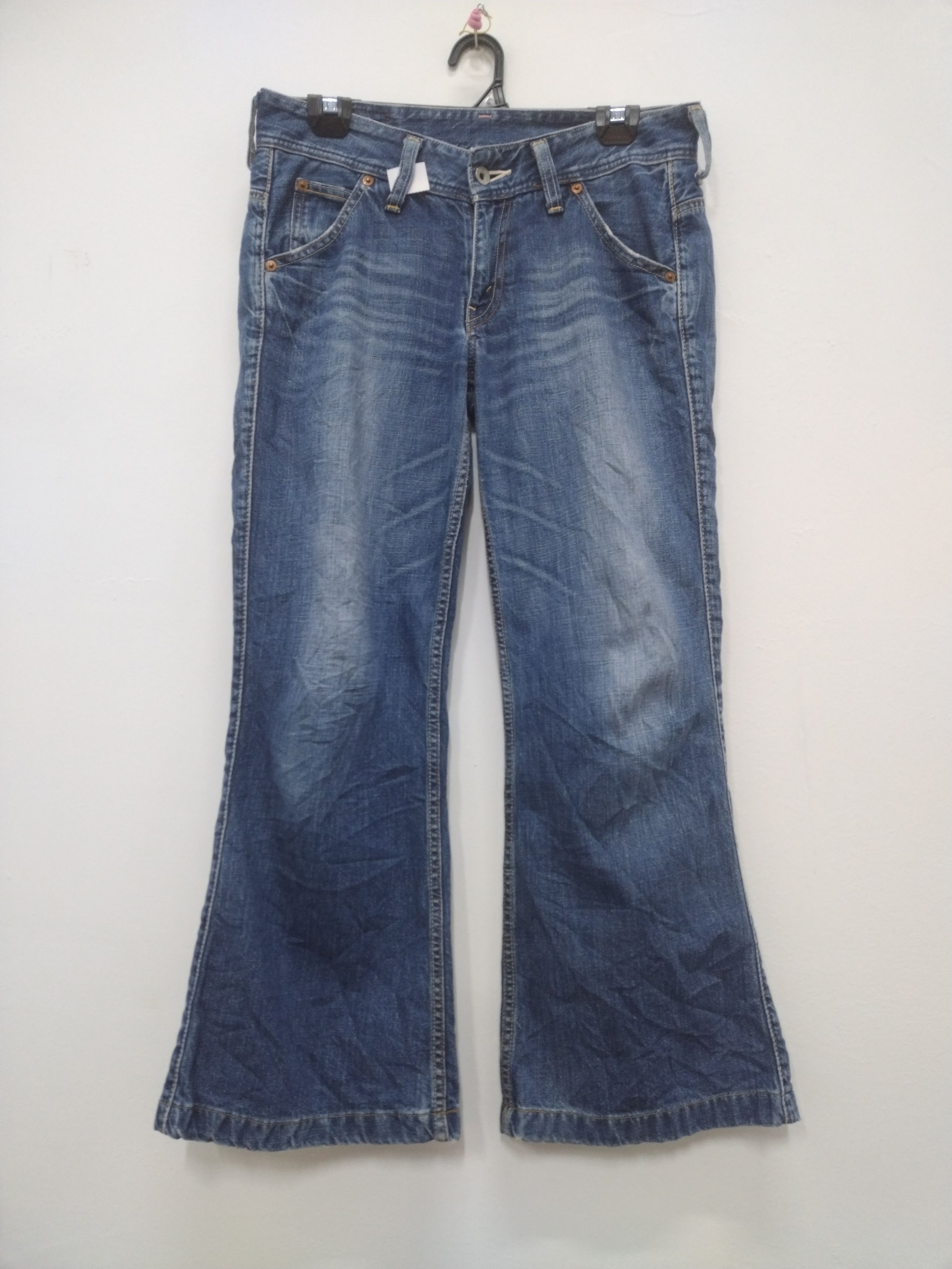 Levi's × Vintage NICE VTG LEVI'S Zipper Flared Denim Nice rare pocket design Size 30" / US 8 / IT 44 - 1 Thumbnail