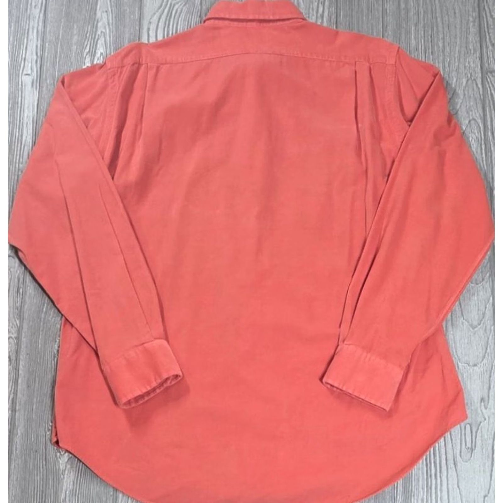 Polo Ralph Lauren VTG Polo Ralph Lauren Shirt Mens L 16.5 Peach Corduroy Regent Button Up Classic Shirt Size US L / EU 52-54 / 3 - 6 Thumbnail