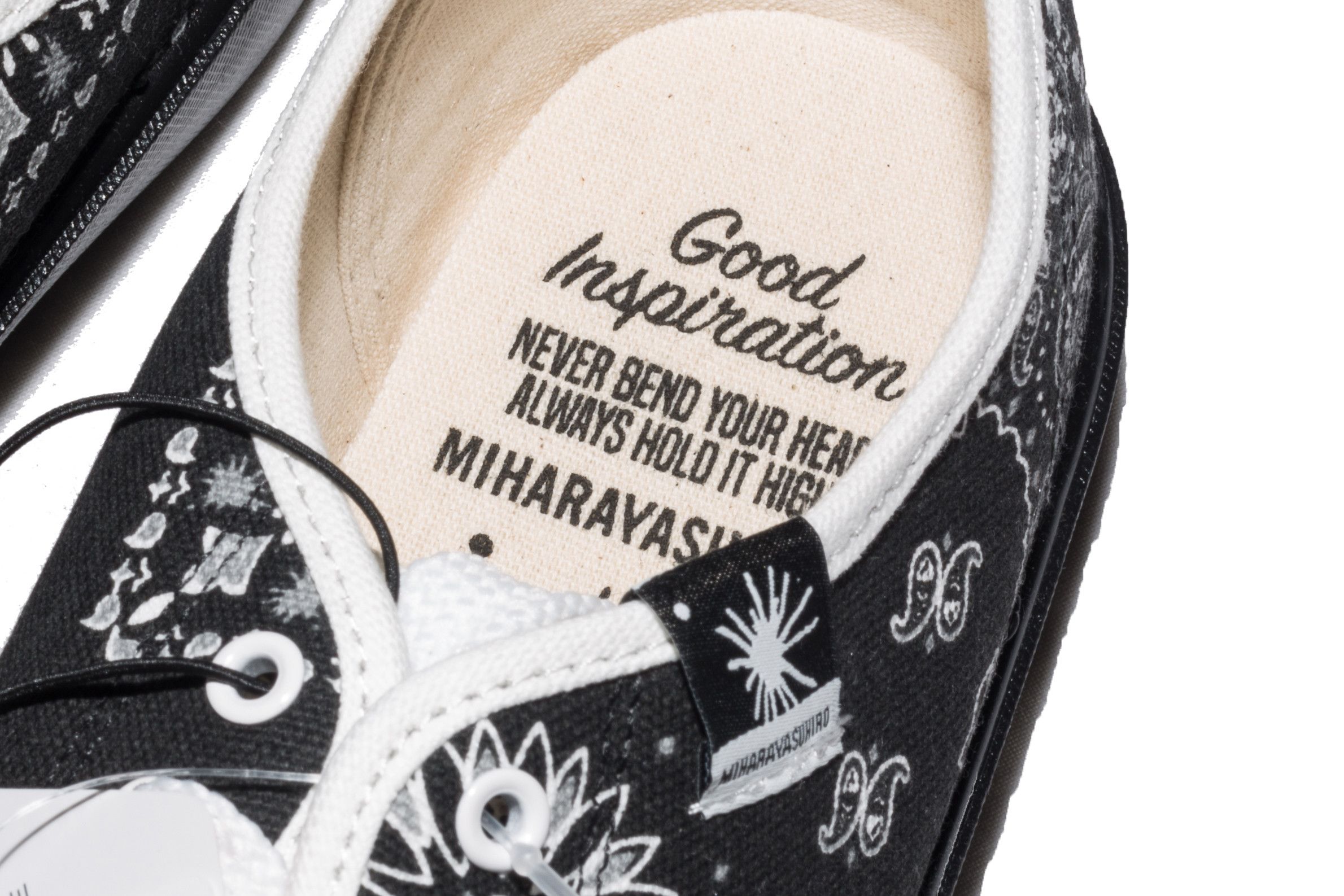 Maison MIHARA YASUHIRO Double Black Paisley Lace Up Court Shoes Size US 8.5 / EU 41-42 - 9 Thumbnail