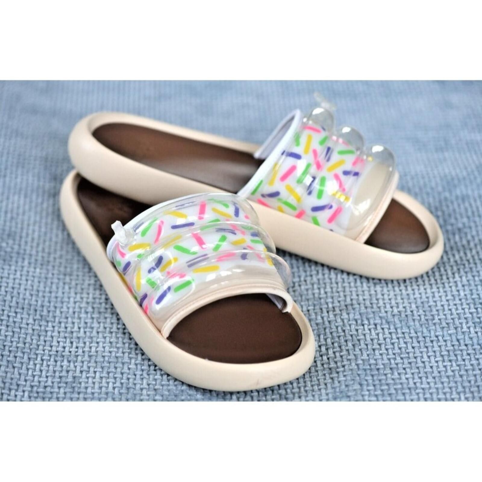 Adidas Adidas Adilette Zplaash Sprinkles Slides| IE5767 Size US 11 / EU 44 - 7 Thumbnail